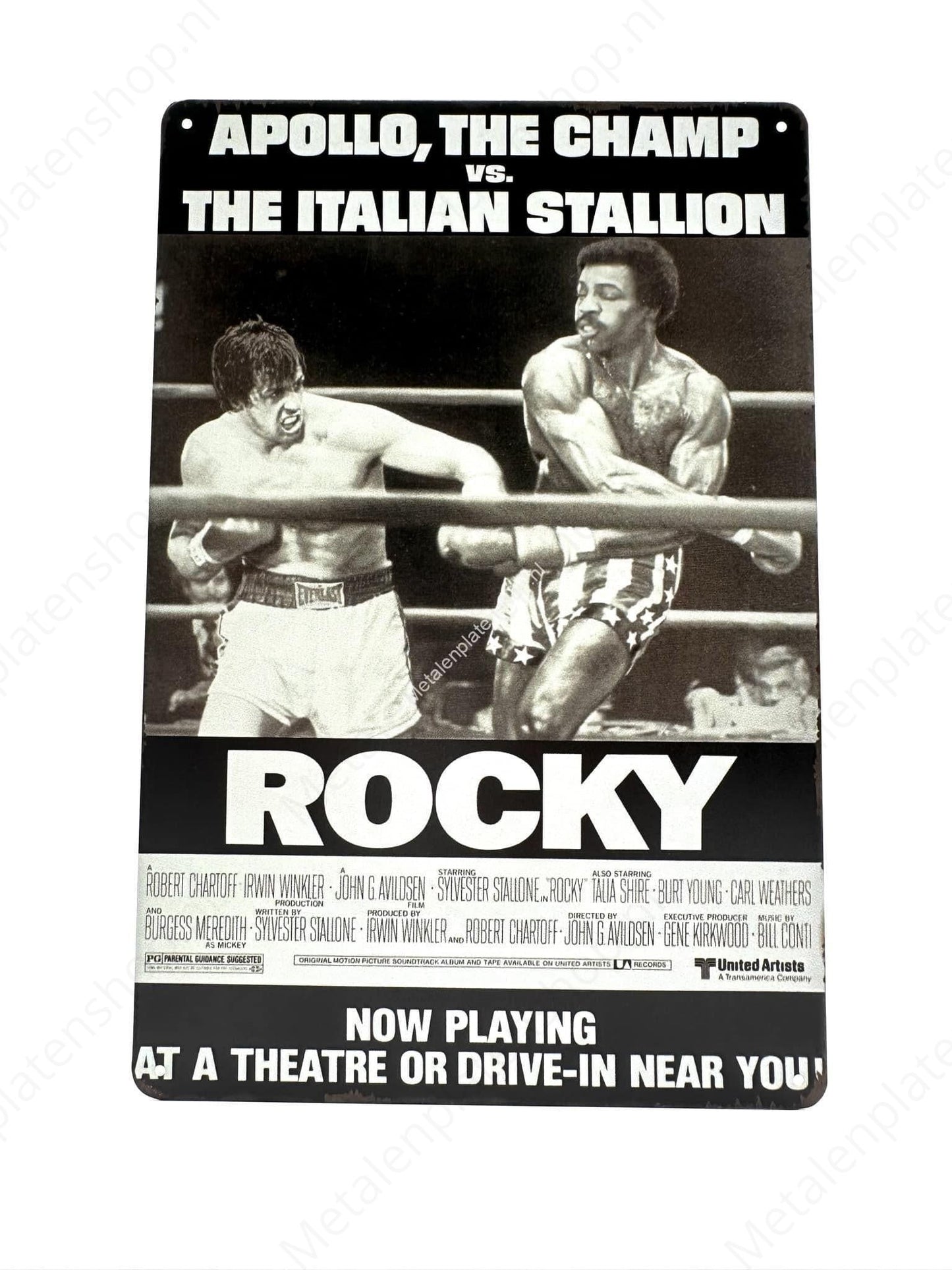 Rocky - Metal Wall Sign
