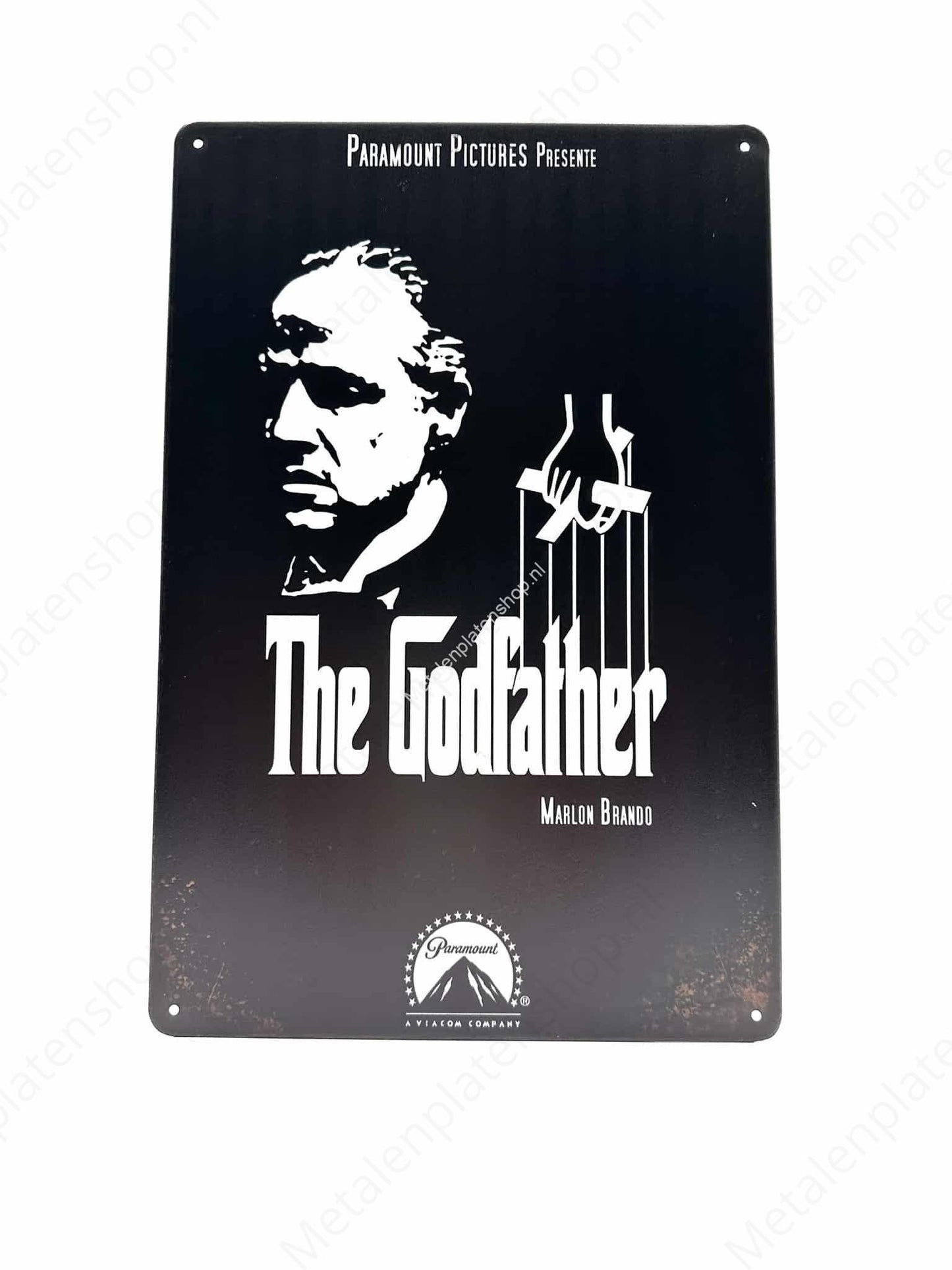The Godfather - Marlon Brando - Metal Wall Sign