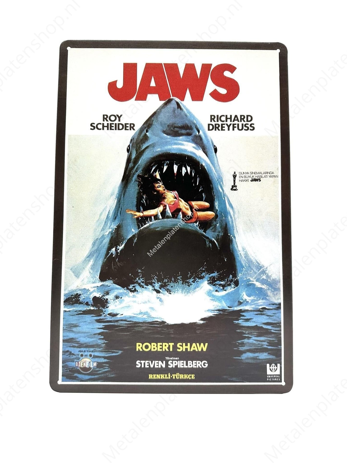 JAWS - Metal Wall Sign