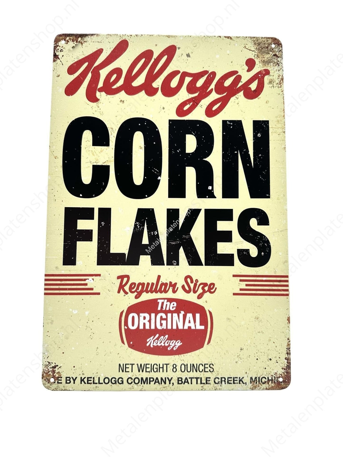 Kelloggs - Corn Flakes - Metal Wall Sign