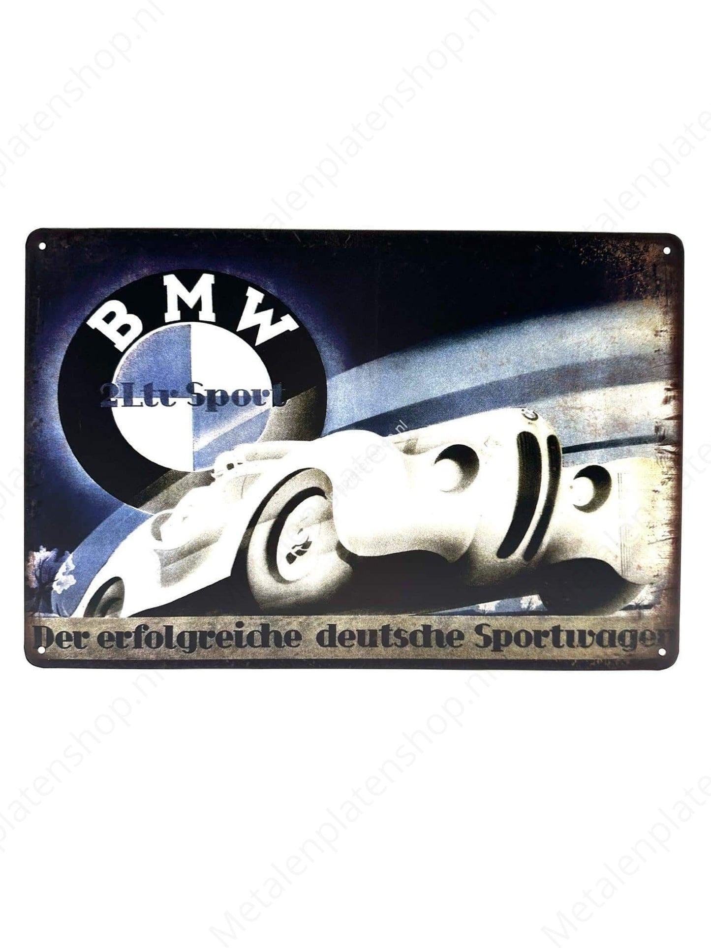 BMW - 2ltr Sport - Metal Wall Sign