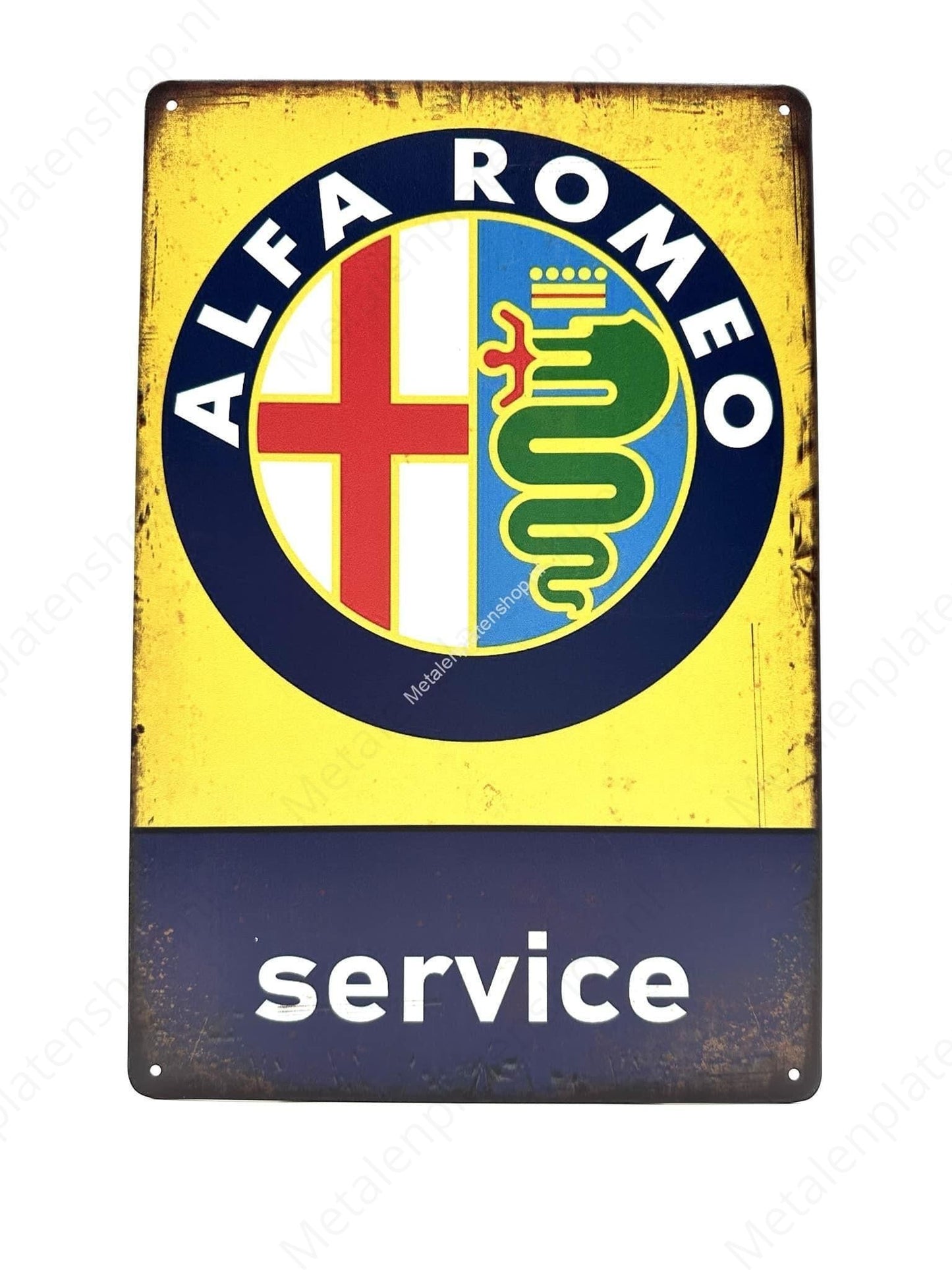 Alfa Romeo - Service - Metal Wall Sign