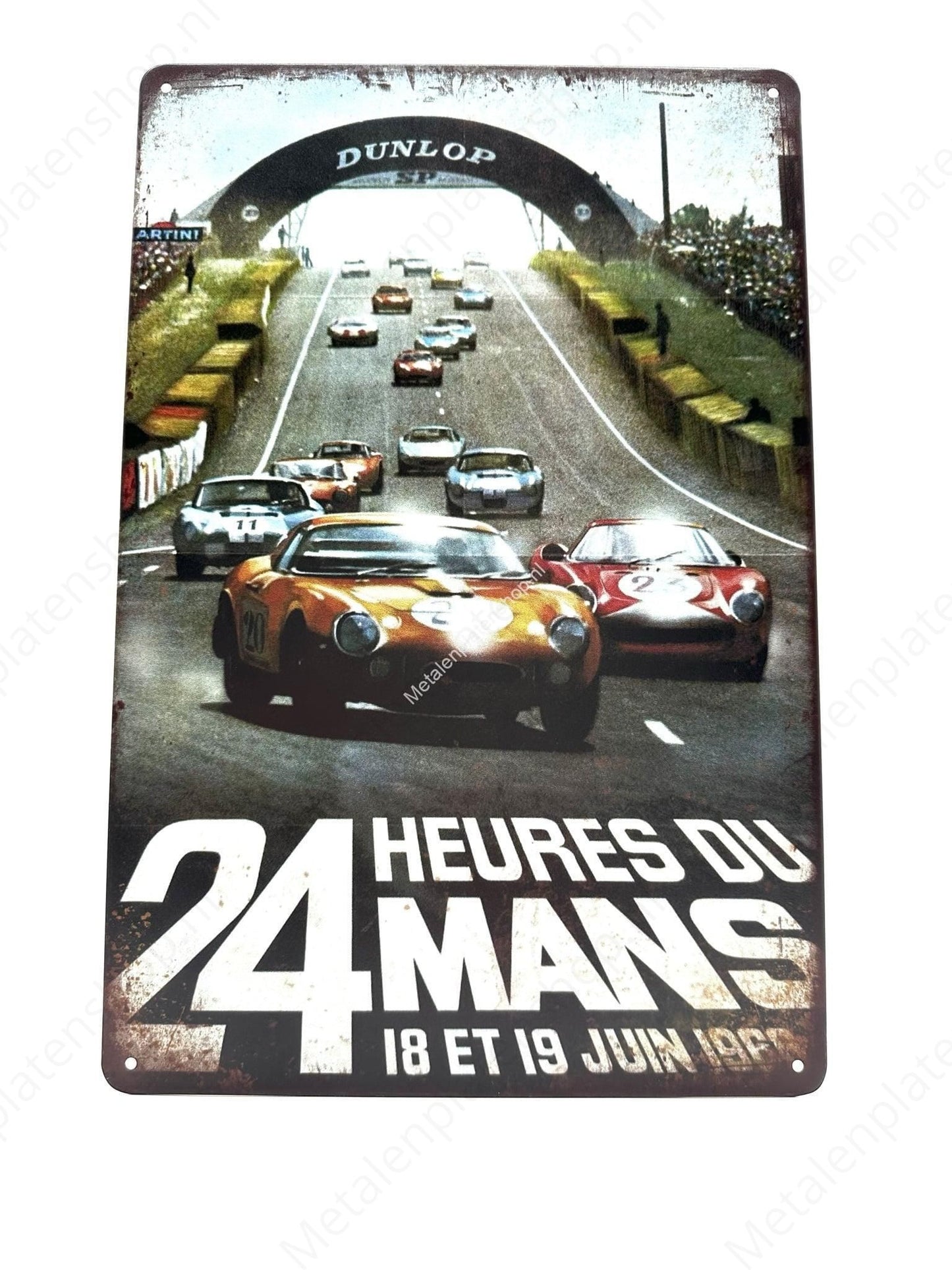 24 Hours of Mans - 1966 - Metal Wall Sign