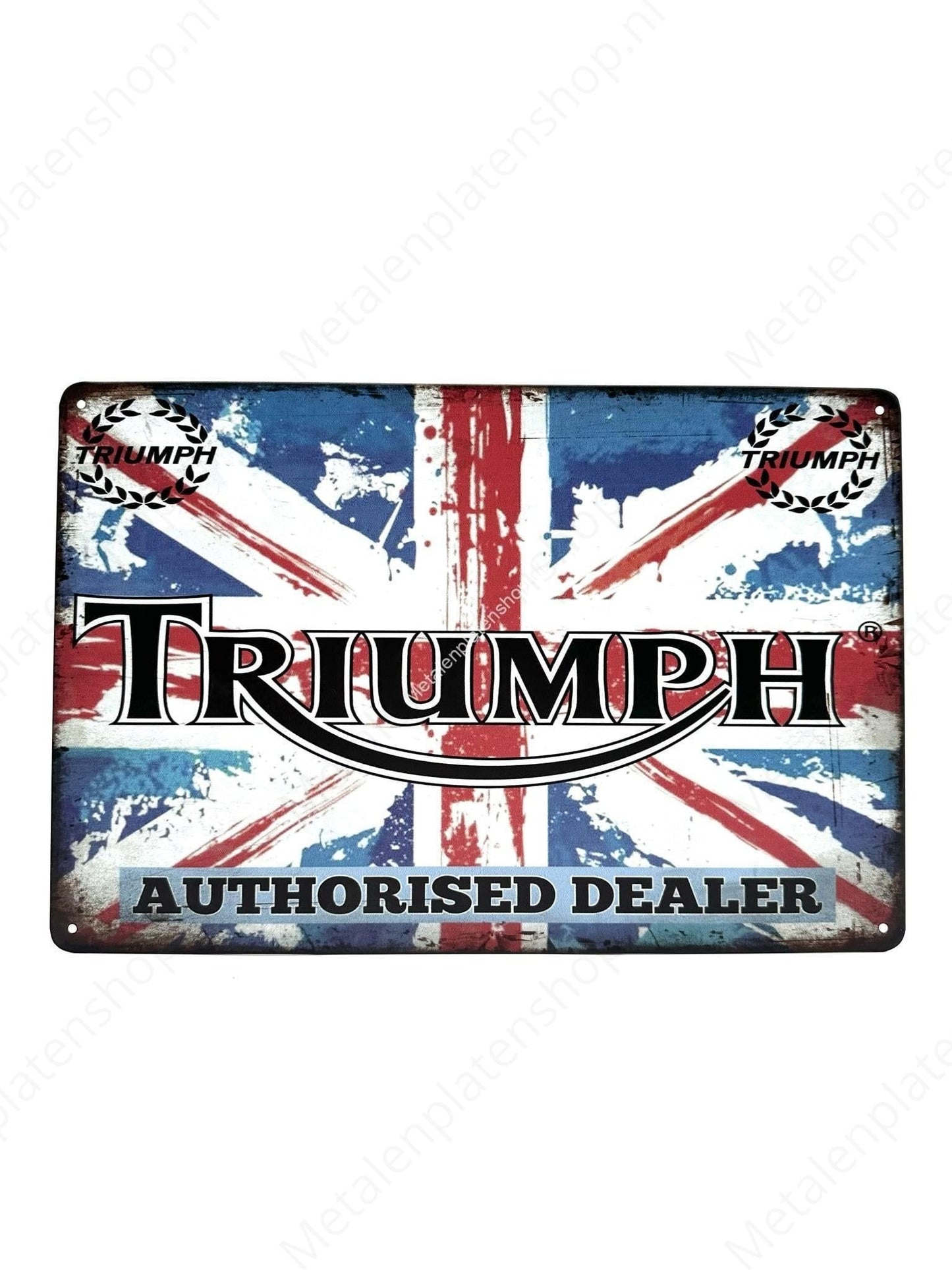 Triumph - Authorised Dealer - Metal Wall Sign