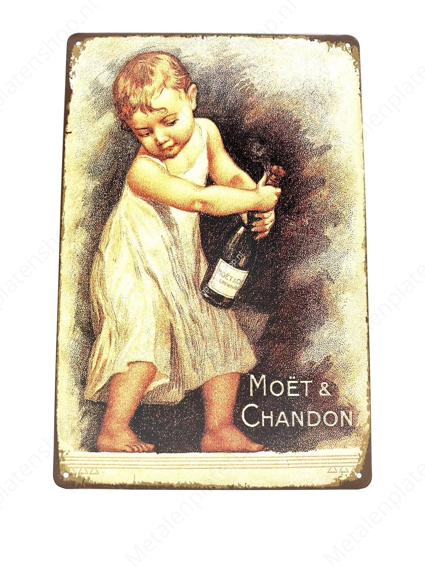 Moet &amp; Chandon – Pop – Metallwandschild