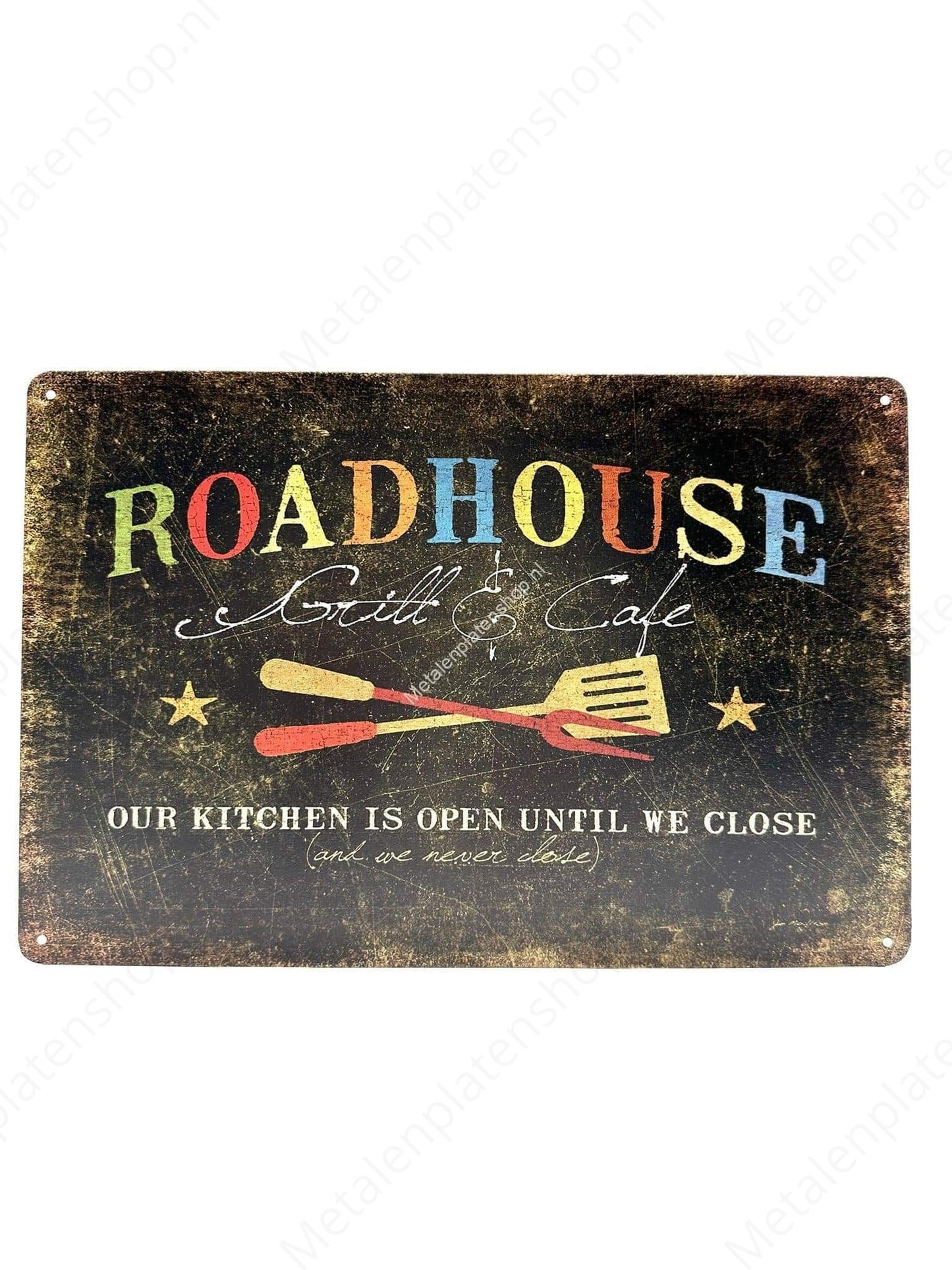 Roadhouse Grill &amp; Cafe - Metallwandschild