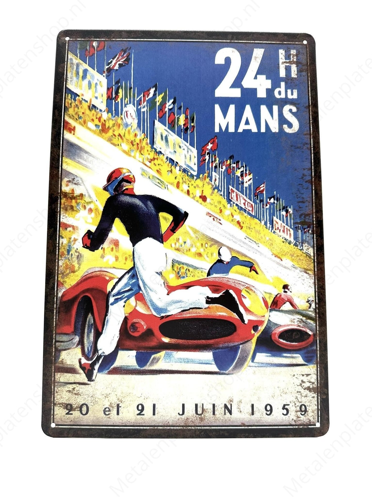 24 du Mans - 1959 - Metal Wall Sign