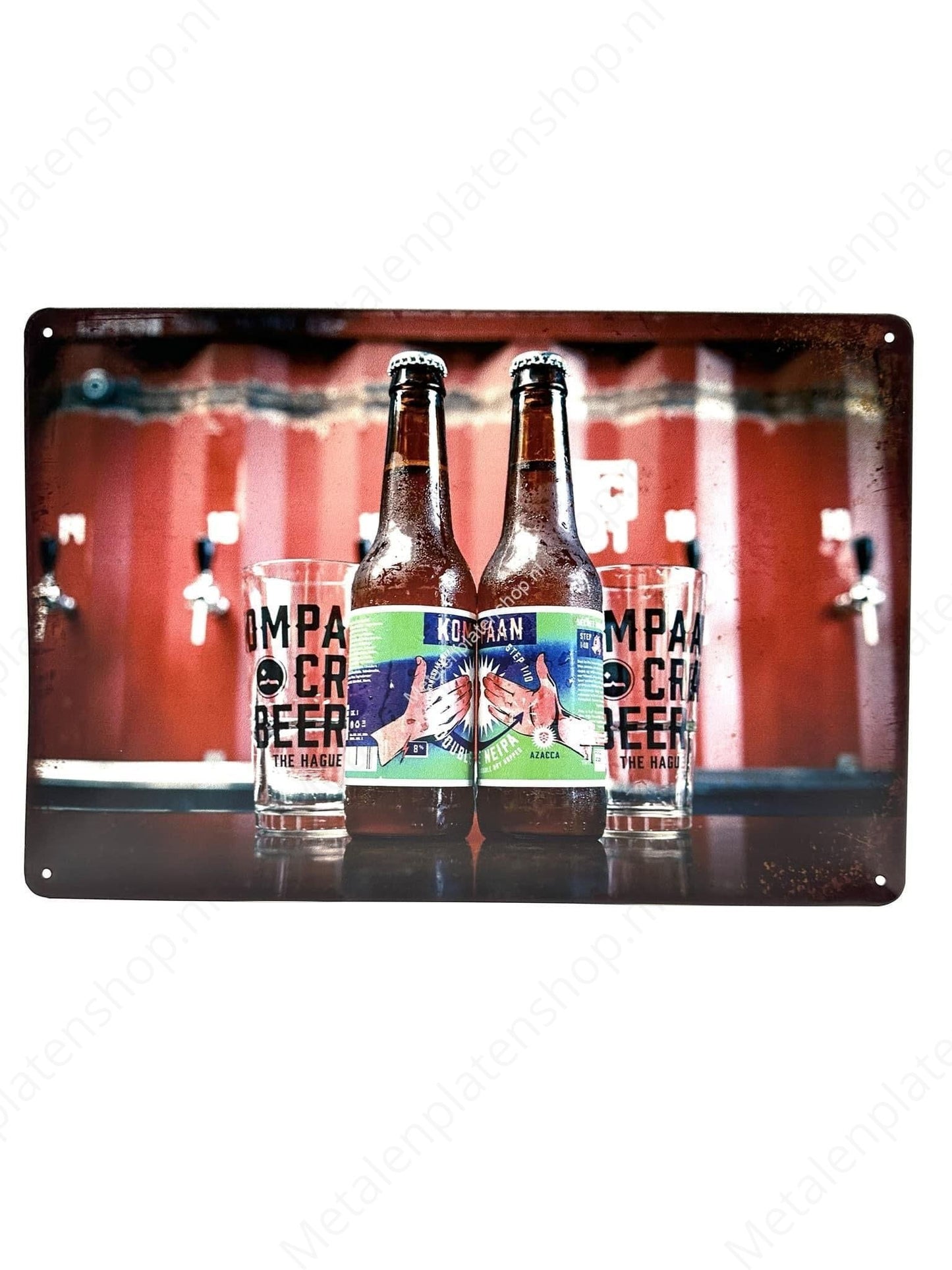 Compaan Beer - Metallwandschild