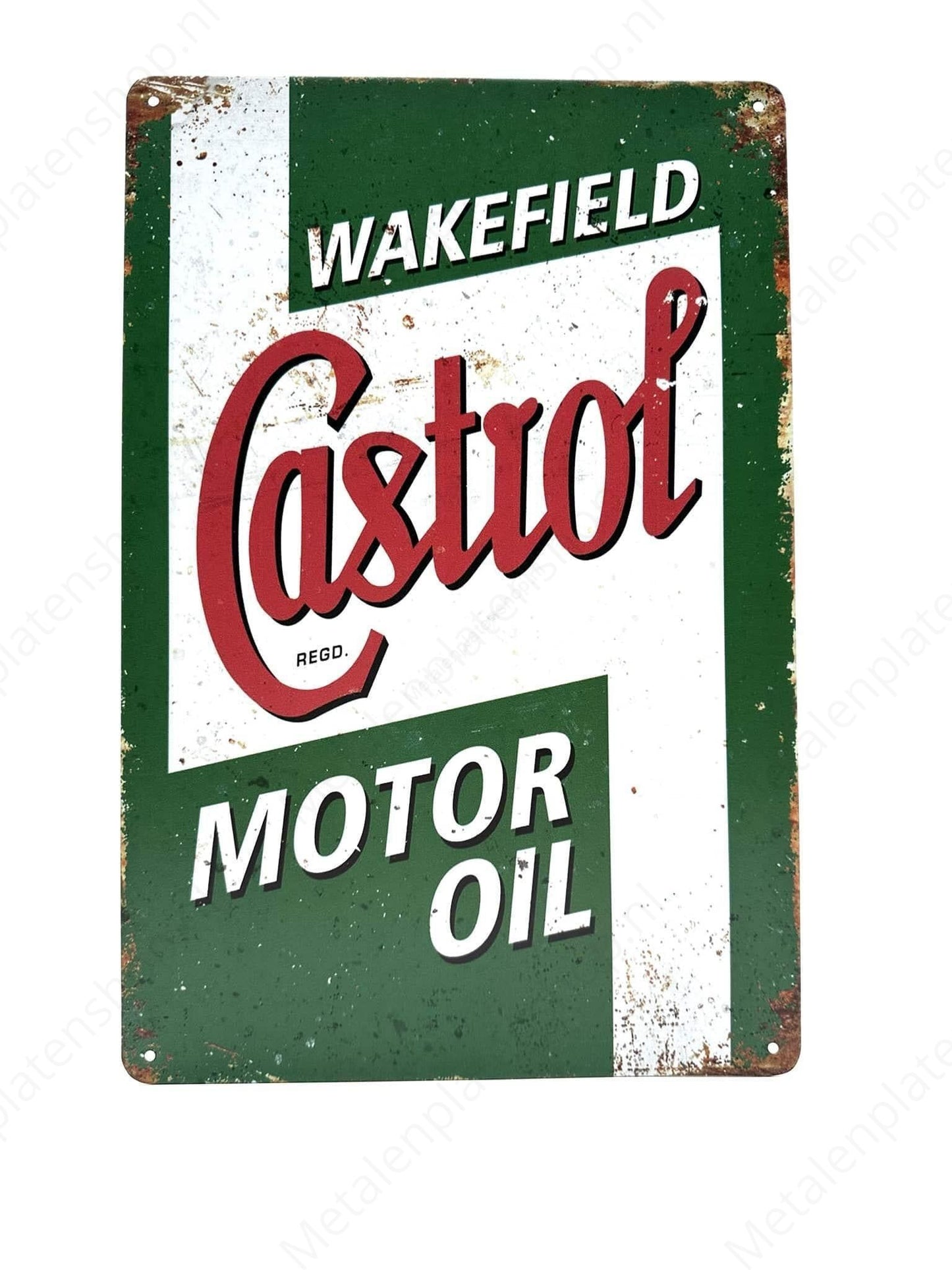 Wakefield - Castrol - Motor Oil - Metal Wall Sign