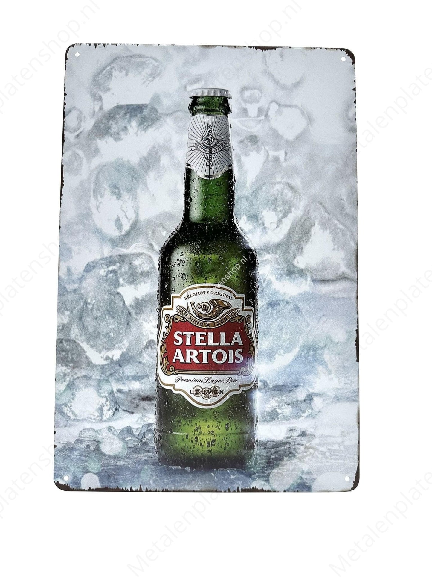 Stella Artois – Metall-Wandschild