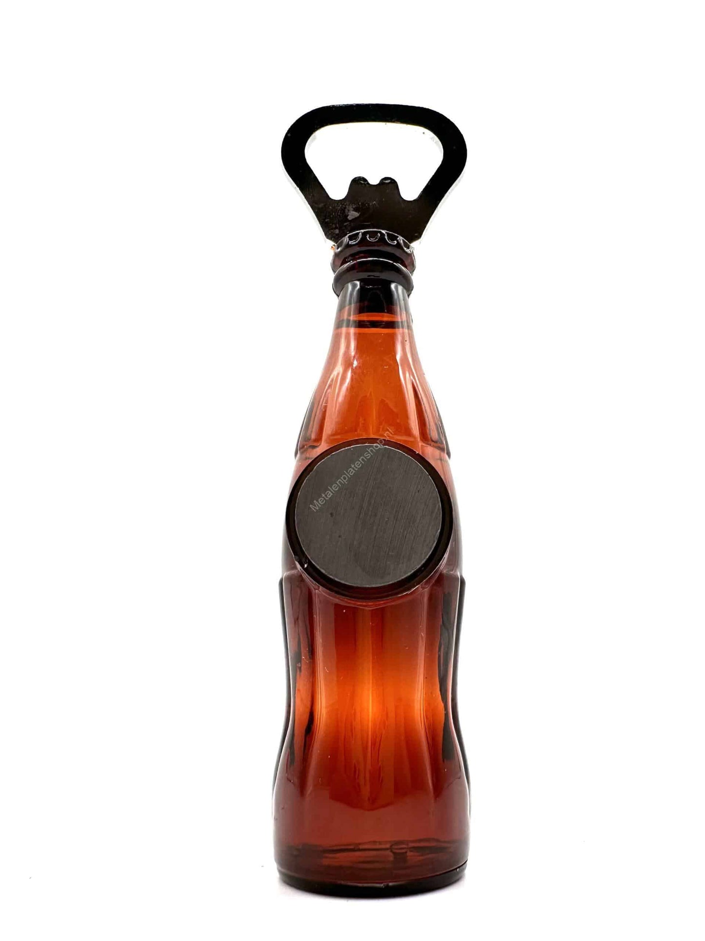 Bier- oder Flaschenöffner mit Magnet - Coca Cola Zero - 14cm - Metallwandschild