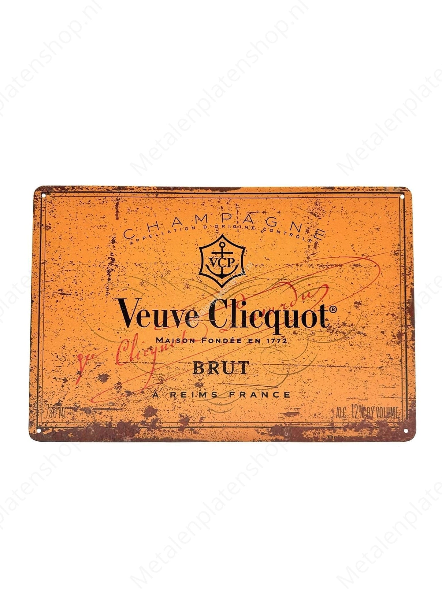 Veuve Clicquot - Metal Wall Sign