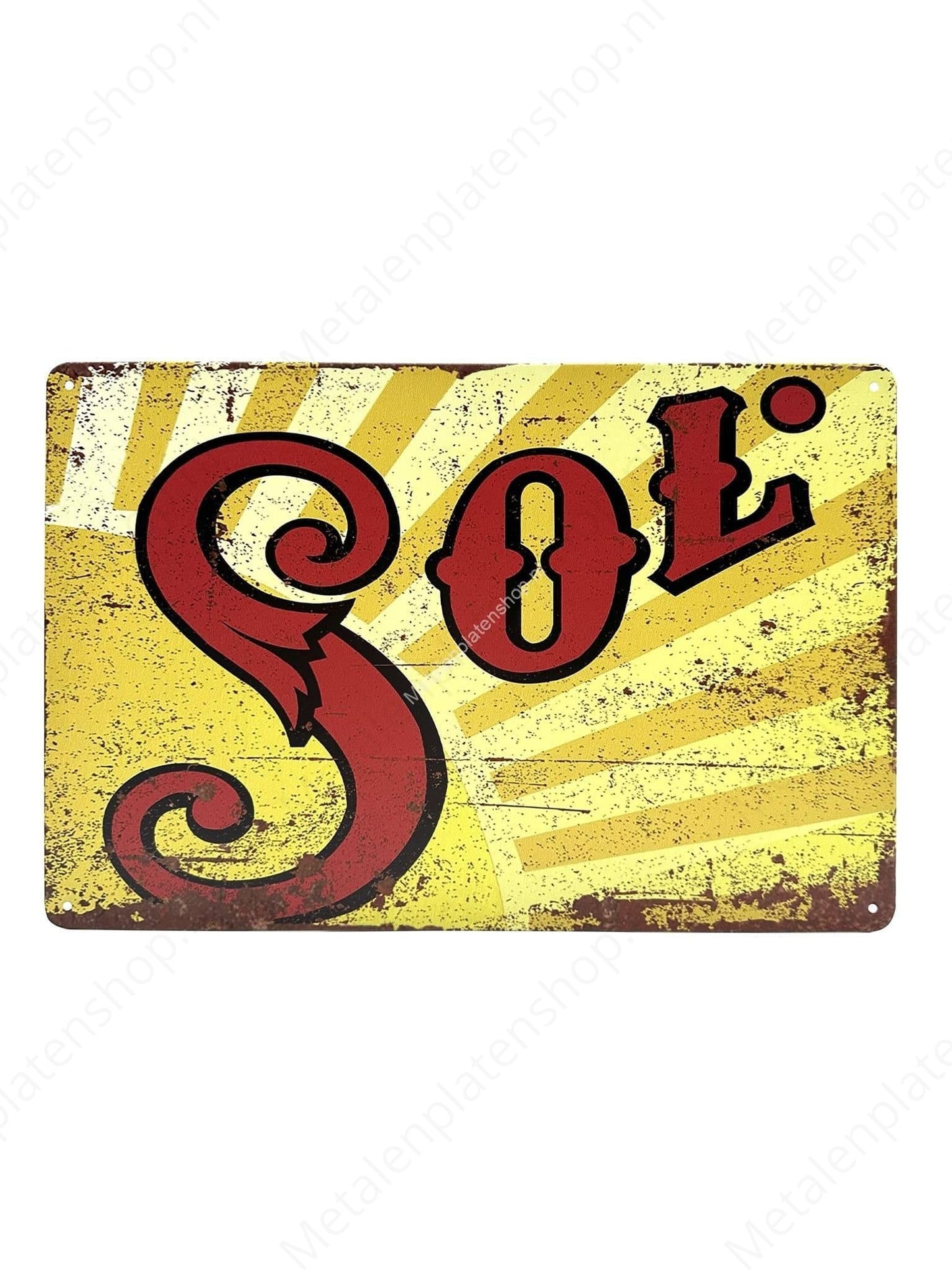 Sol. - Metallwandschild