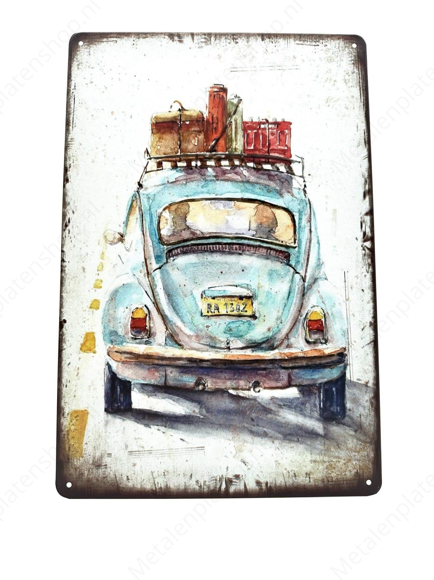 VW Beetle - Beetle - Metal Wall Sign