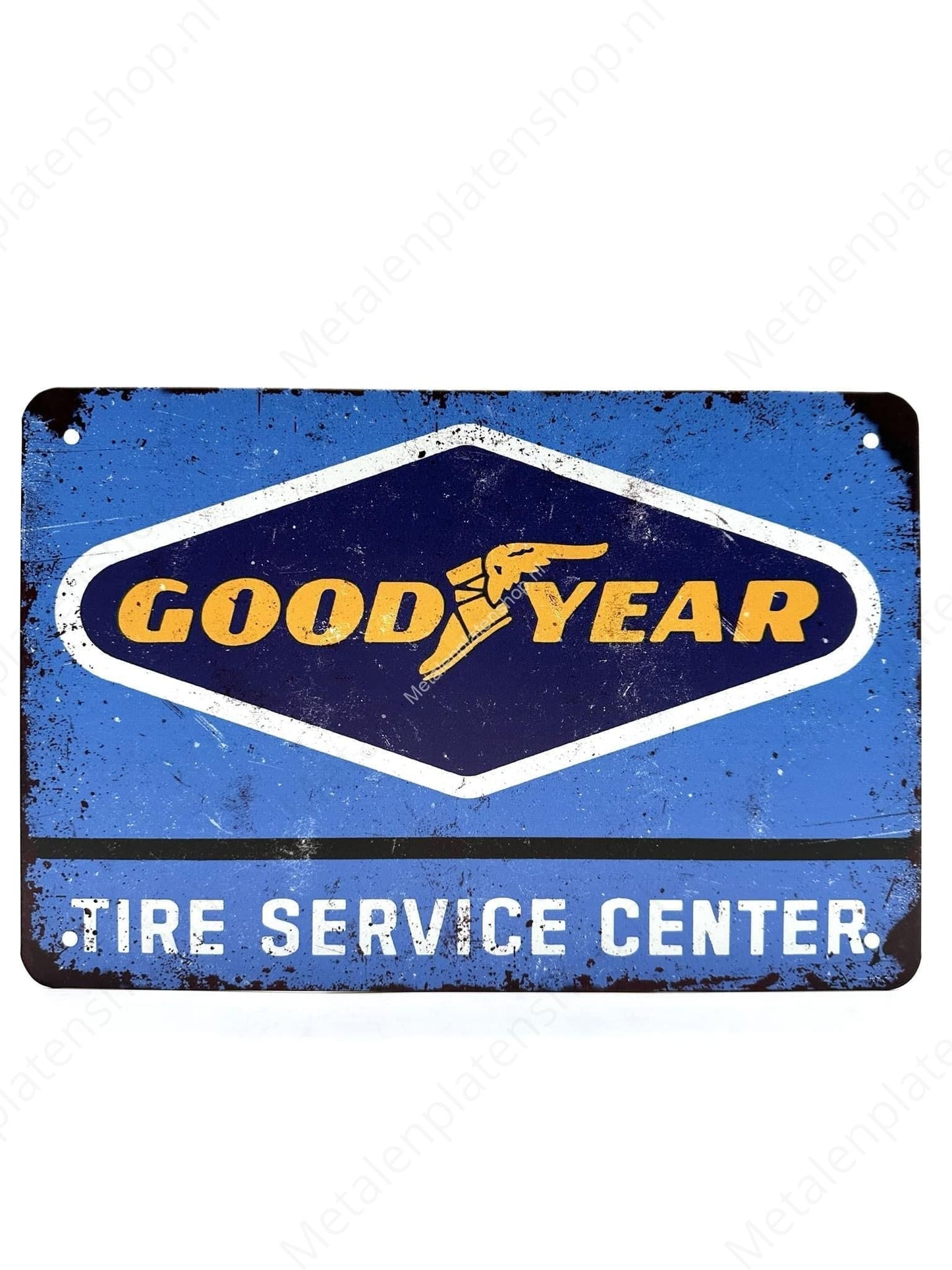 Good Year – Reifenservice-Center – Metall-Wandschild