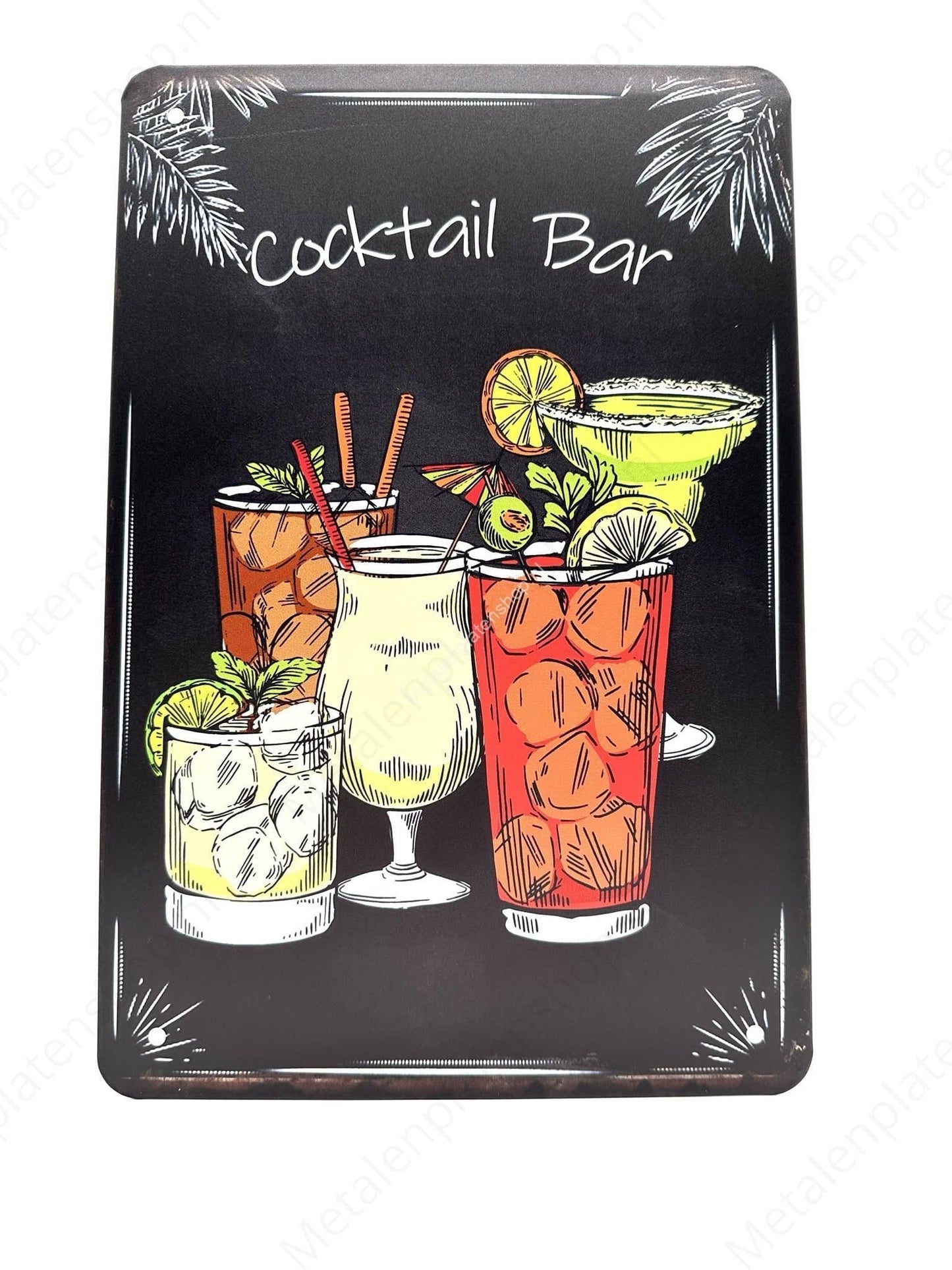 Cocktail Bar - Cocktails - Metal Wall Sign