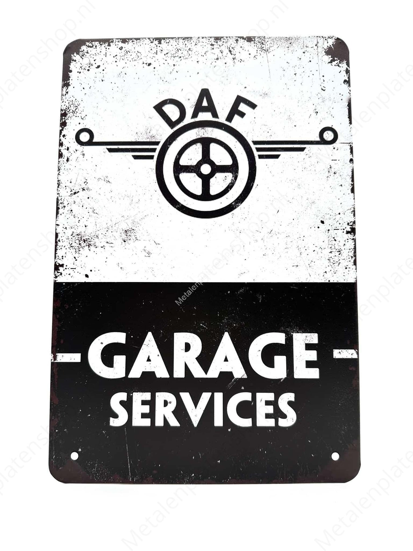 DAF - Garage Services - Metal Wall Sign