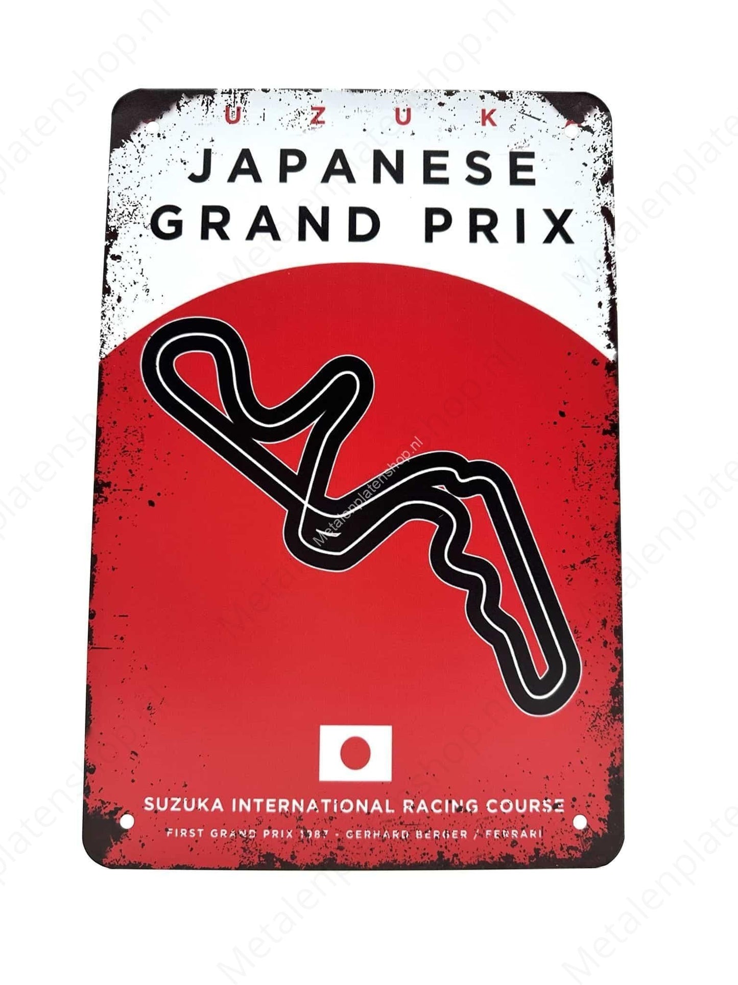 Suzuka - Grand Prix - Japans - Formule 1 - Metalen Wandbord