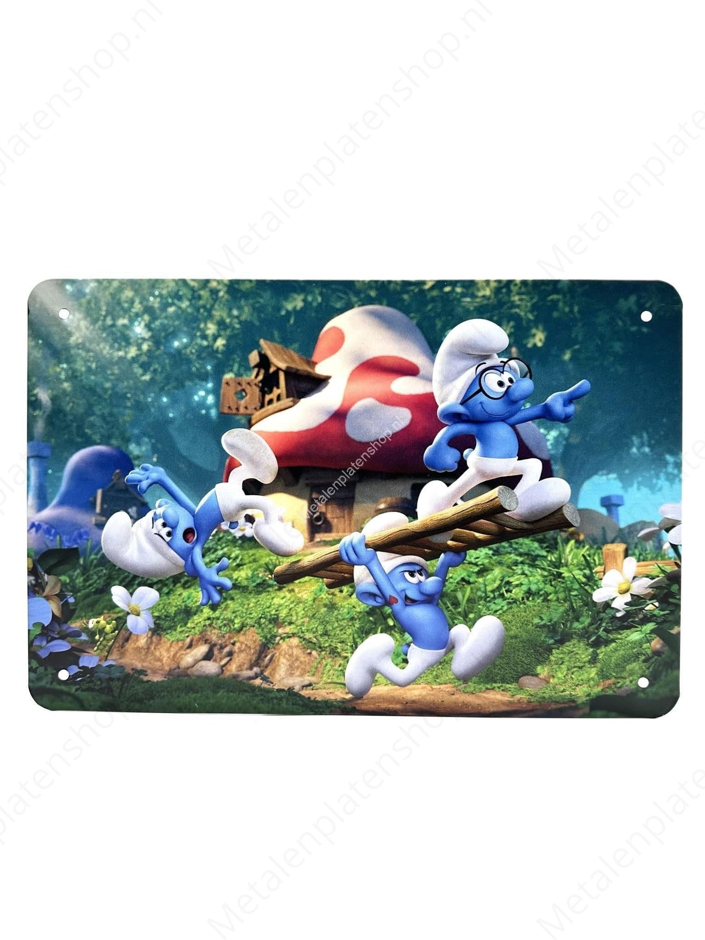 The Smurfs #2 - Metal Wall Sign