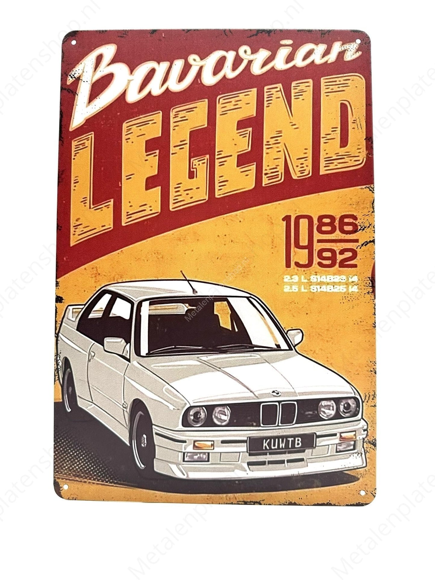 Bavarian Legend - BMW - 1986 - Metal Wall Sign