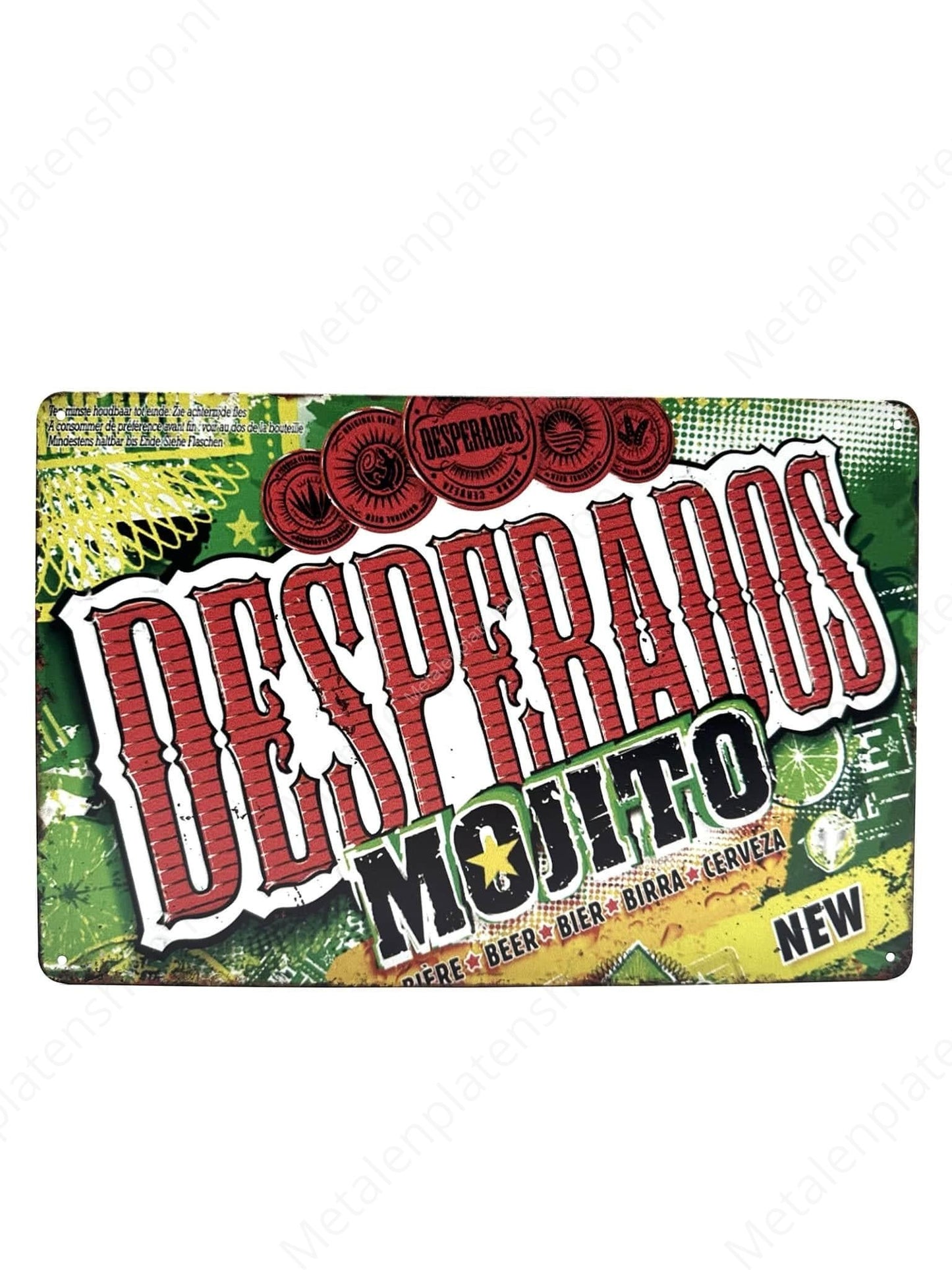Desperados Mojito – Bier – Metallwandschild