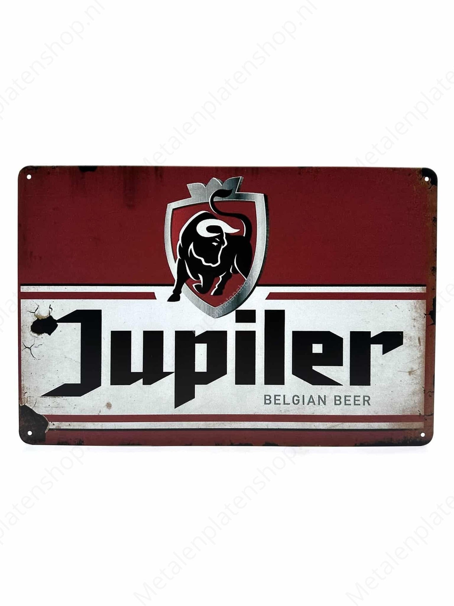Jupiler – Belgisches Bier – Schild – Metallwandschild