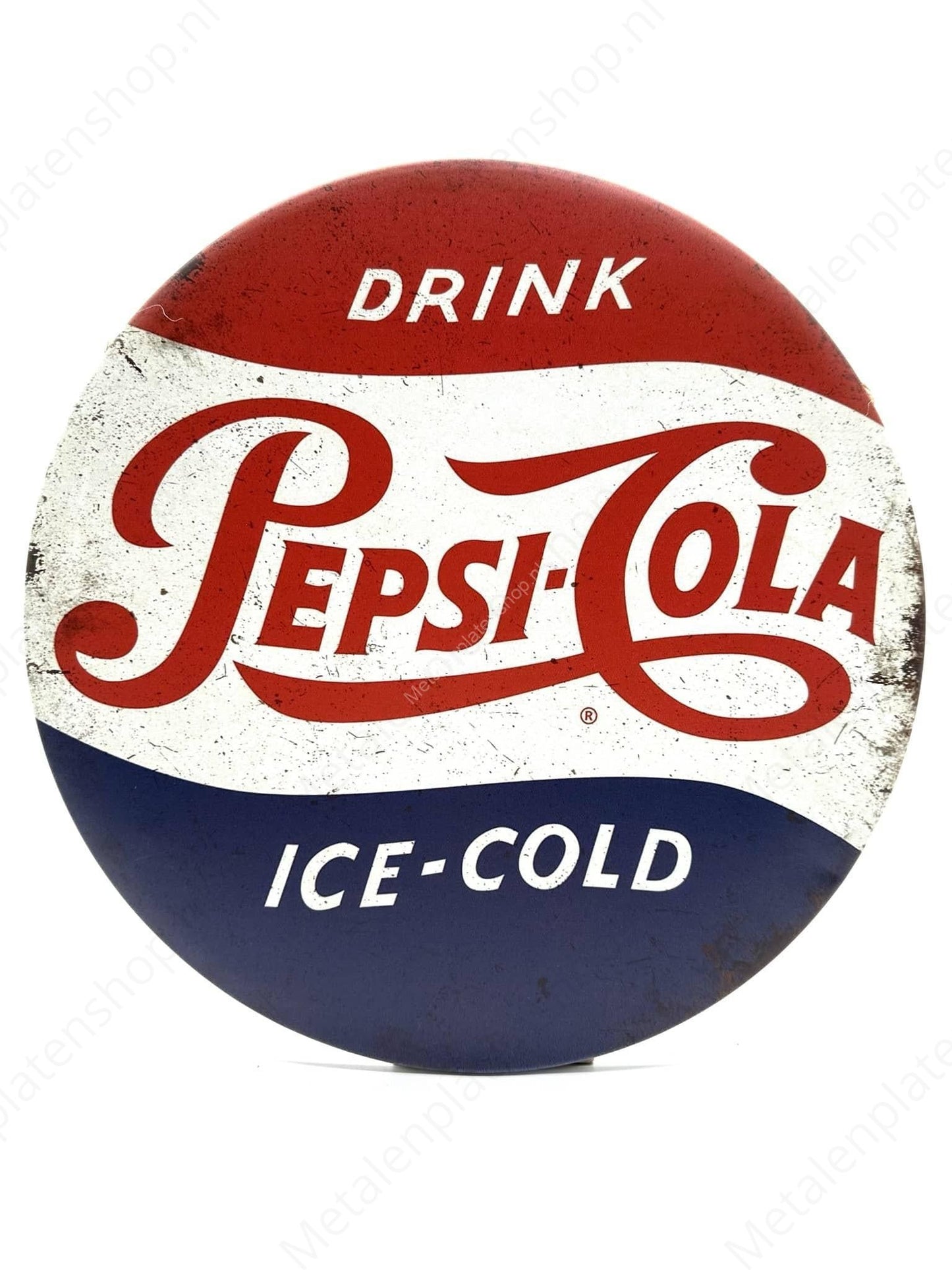 Pepsi Cola - Round - Metal Wall Sign