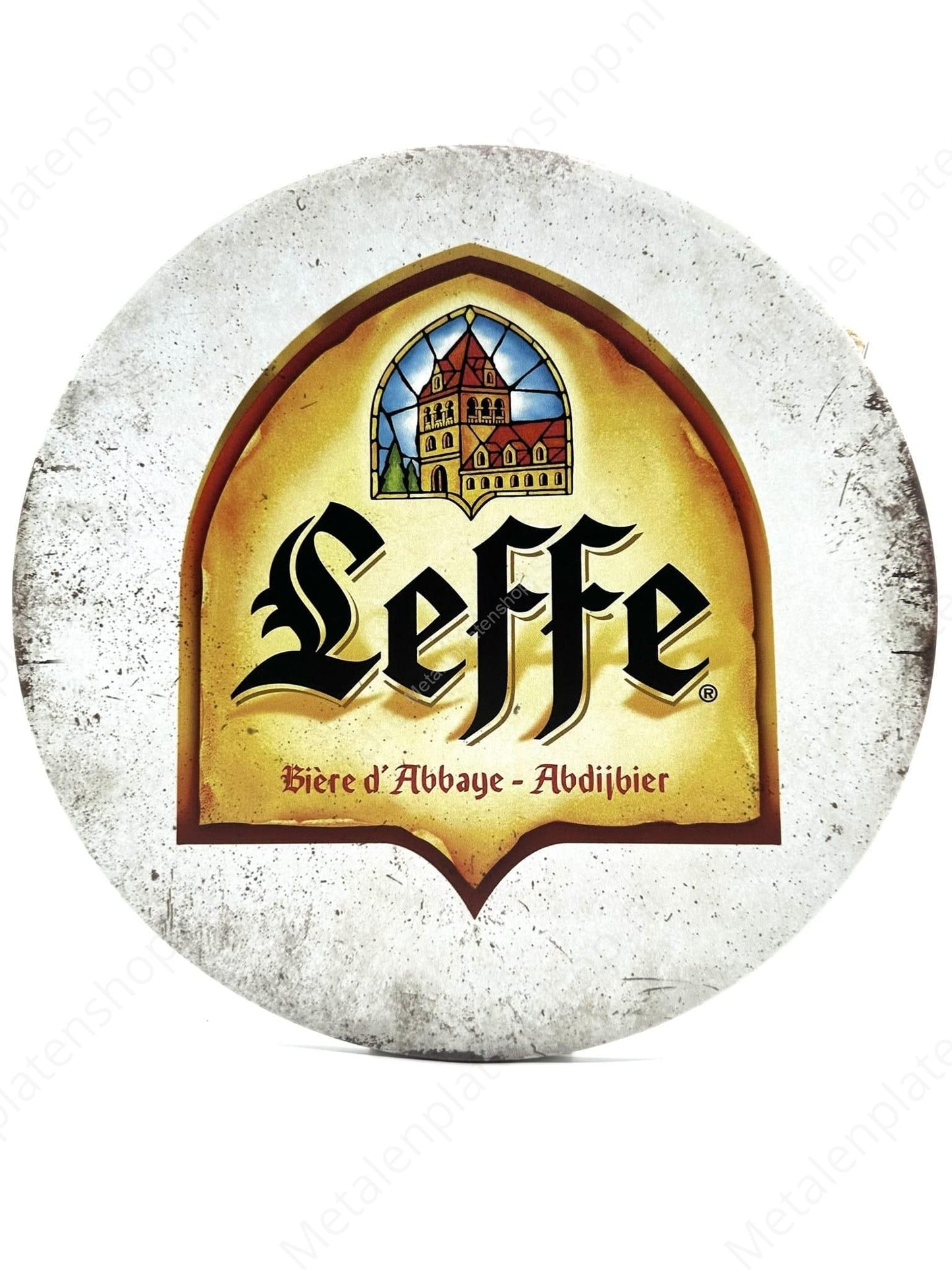 Leffe - Round - Metal Wall Sign