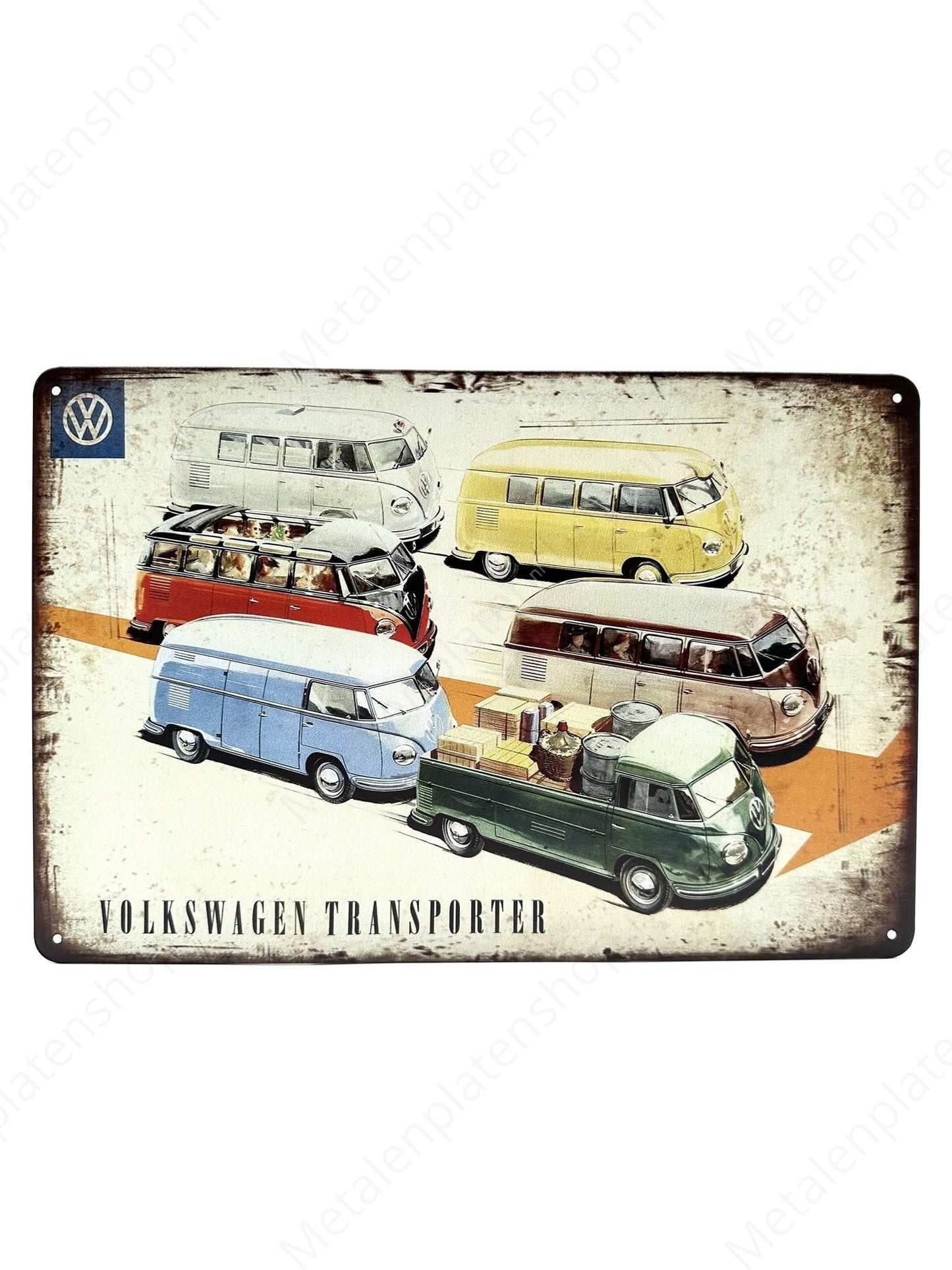 Volkswagen Transporter Vans - Metal Wall Sign