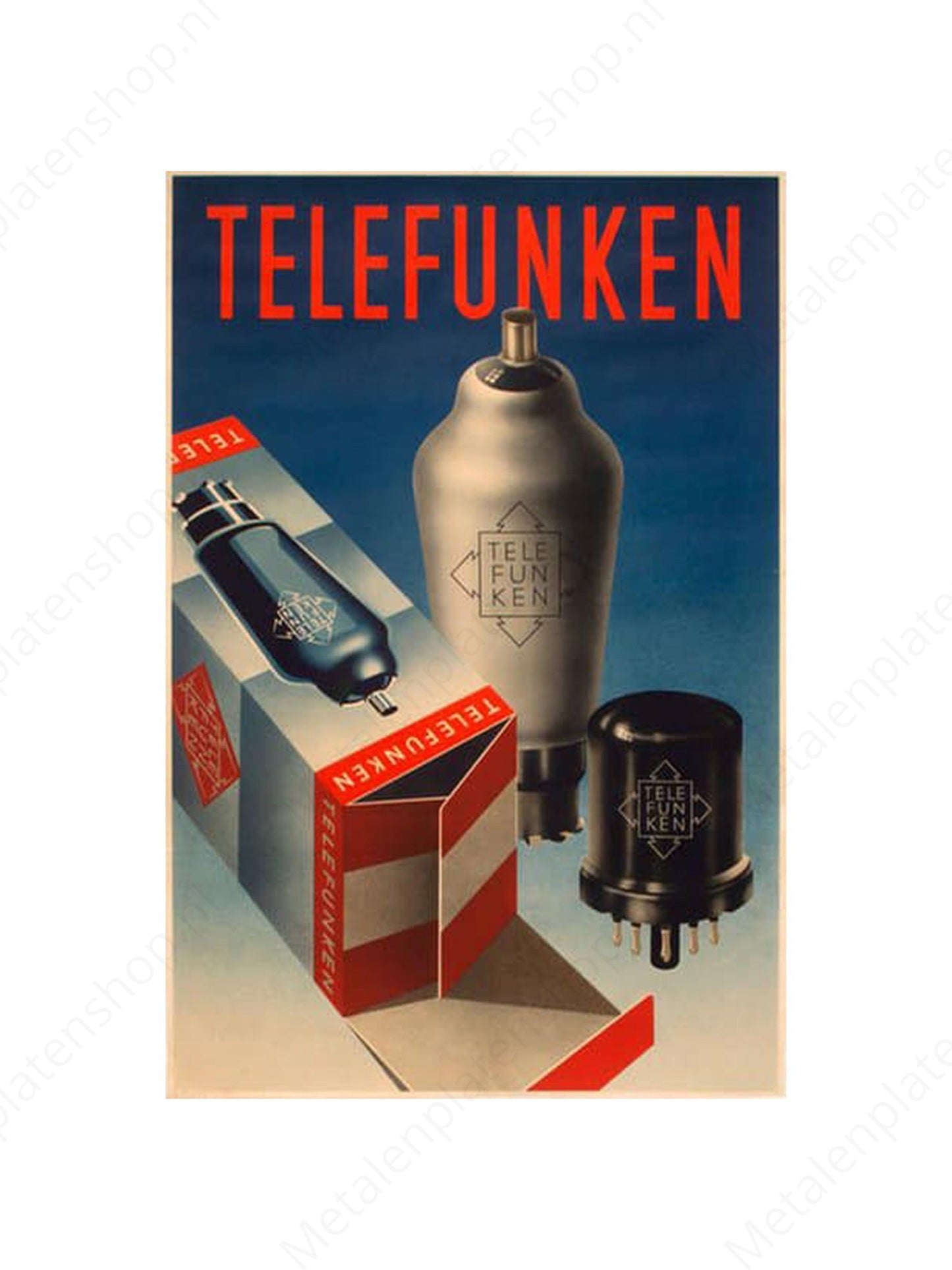 Metal Wall Sign - Seeburg Automatic Phonograph 