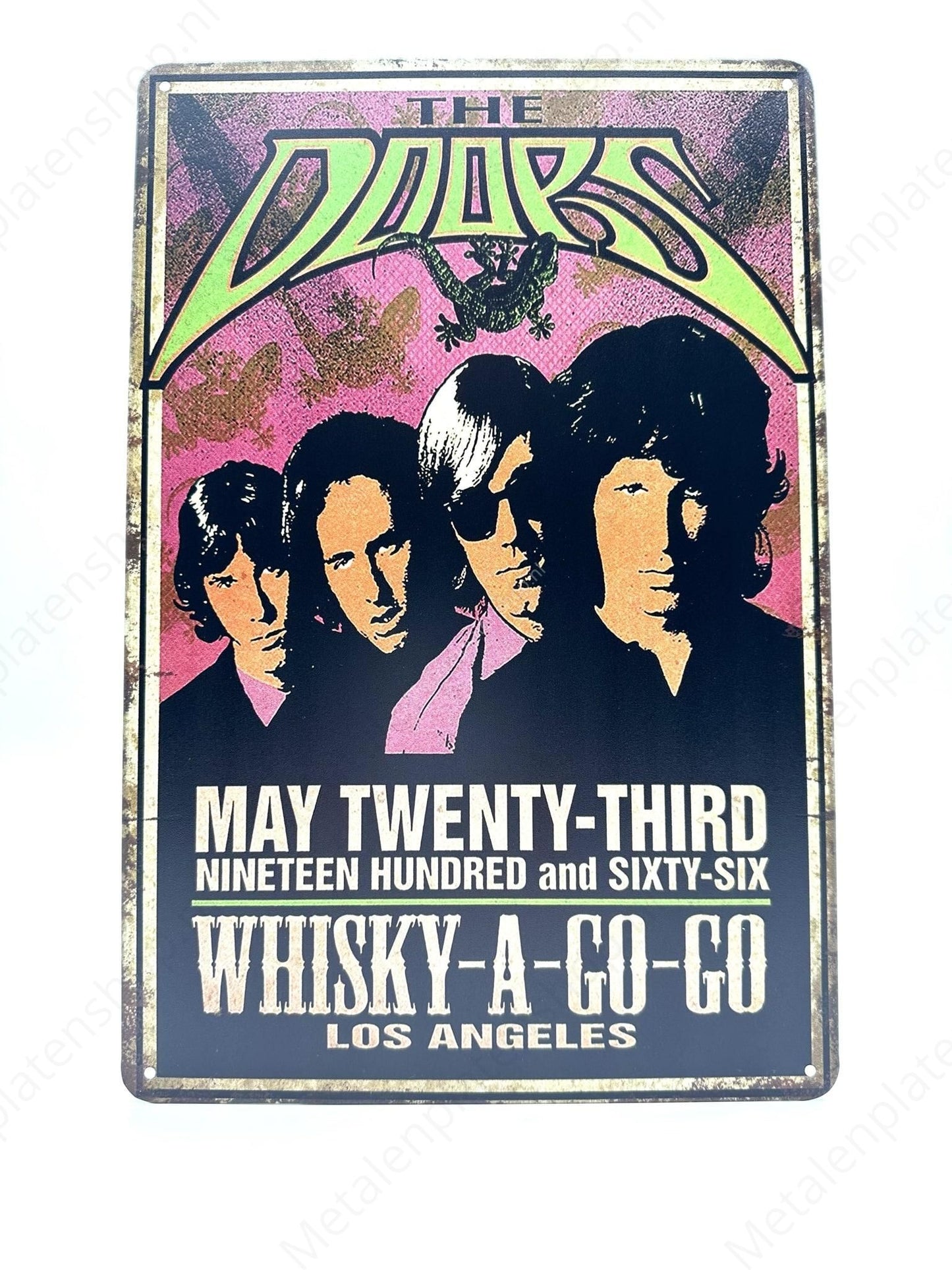 The Doors – Whisky-A-Go-Go – Metallwandschild