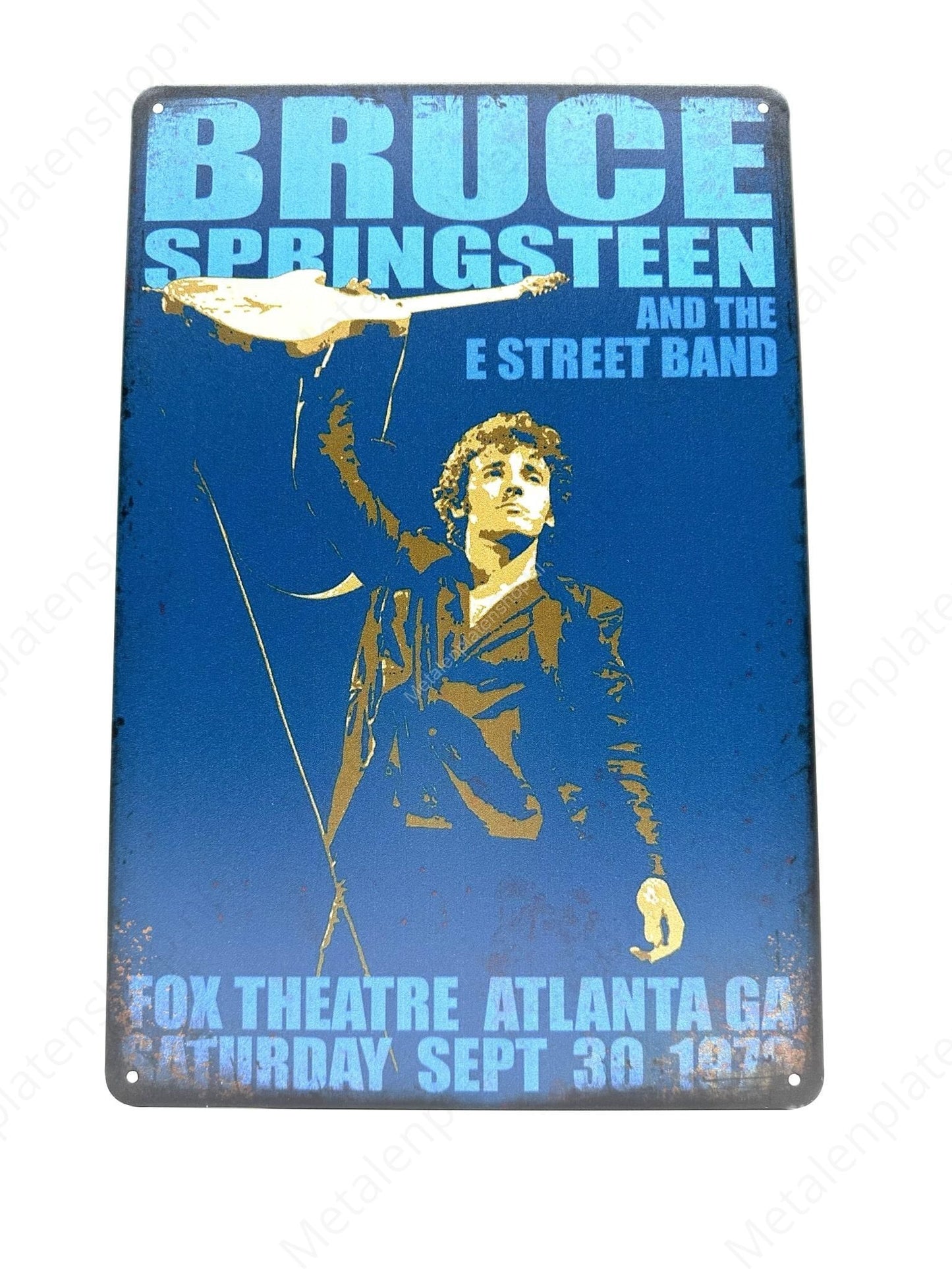 Bruce Springsteen and the e street band - fox theater - Metal Wall Sign