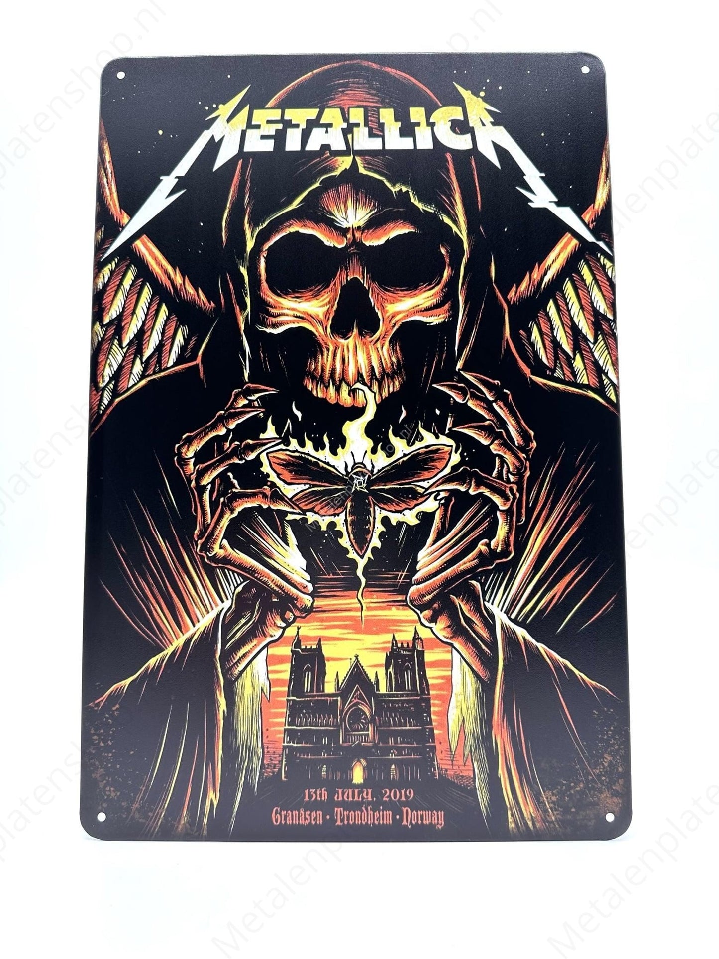 Metallica - Norway - Metal Wall Sign