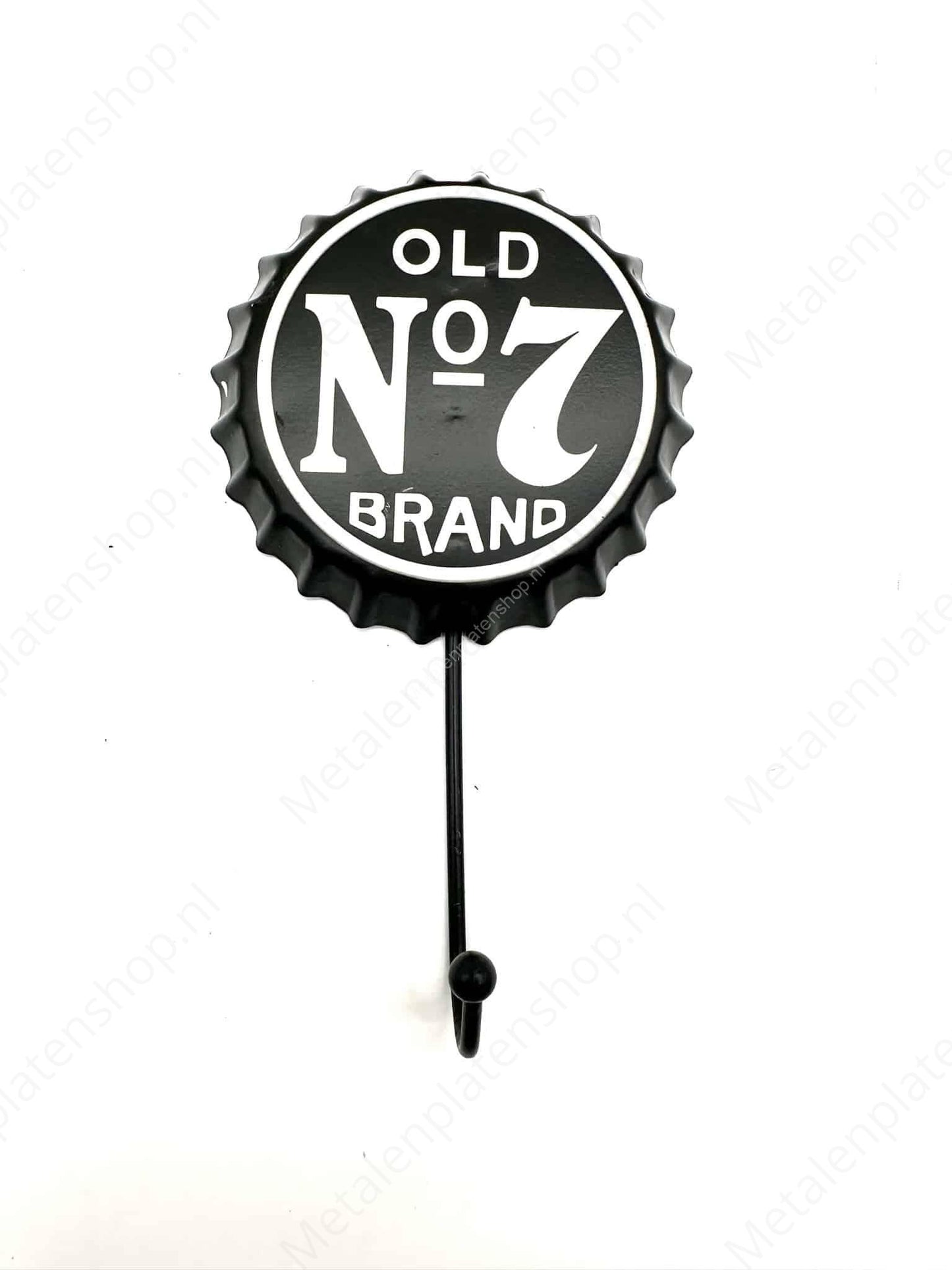 Old Nr7 Dop - Garderobenständer - Handtuchhaken - Metallwandschild
