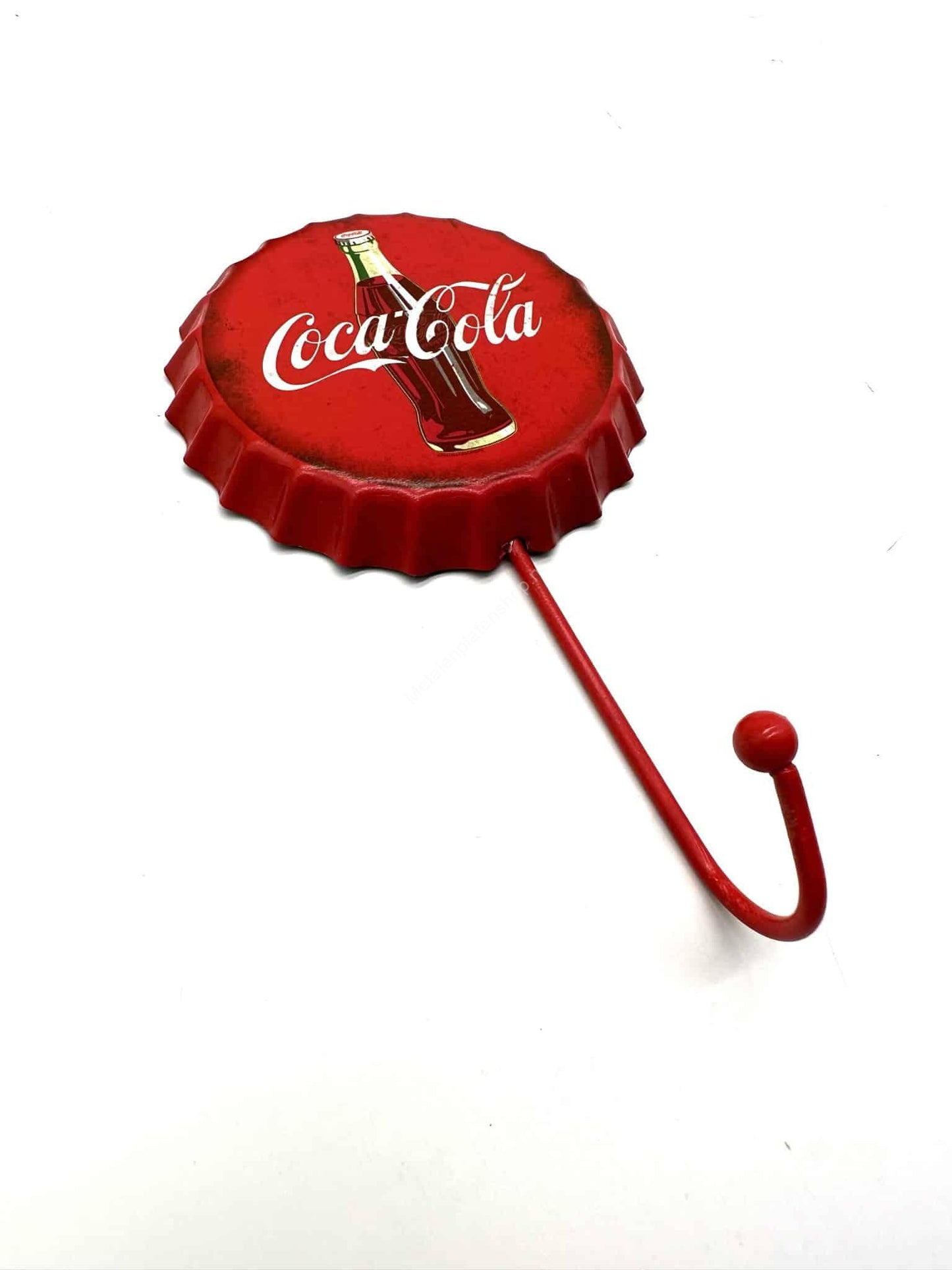 Coca Cola Deckel - Garderobe - Handtuchhaken - Metall Wandschild