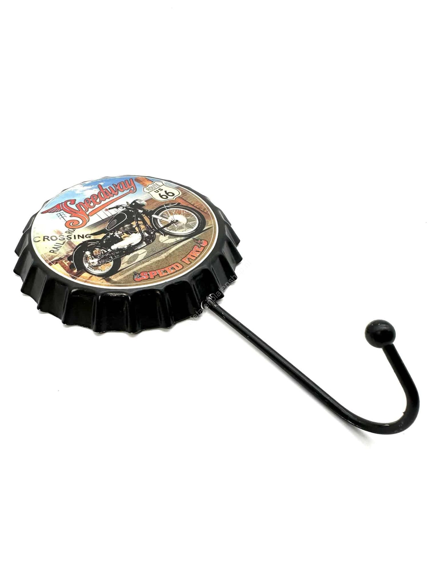 Speedway Cap – Garderobe – Handtuchhaken – Metall-Wandschild