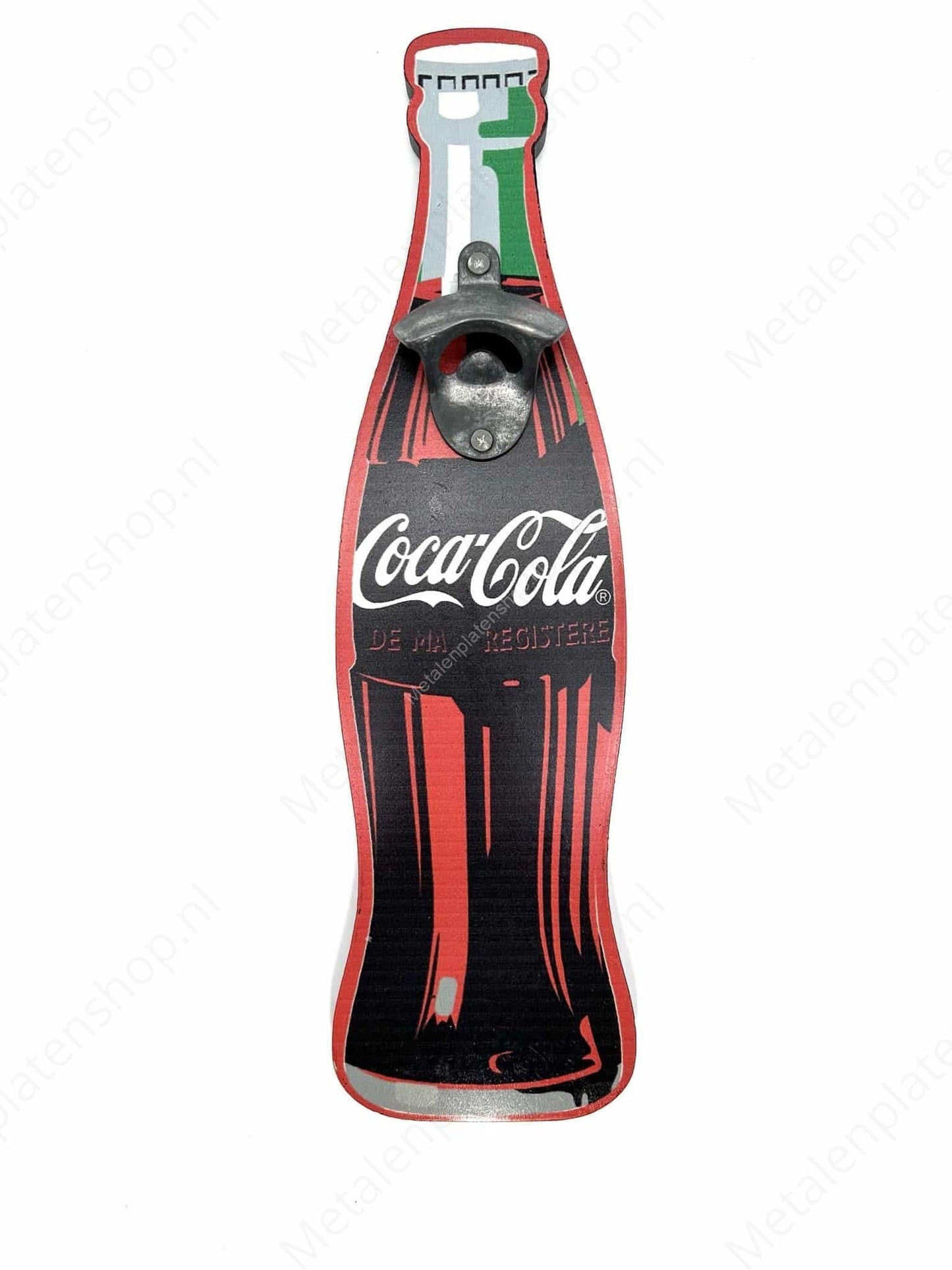 Bieröffner - Coca Cola - Metallwandschild