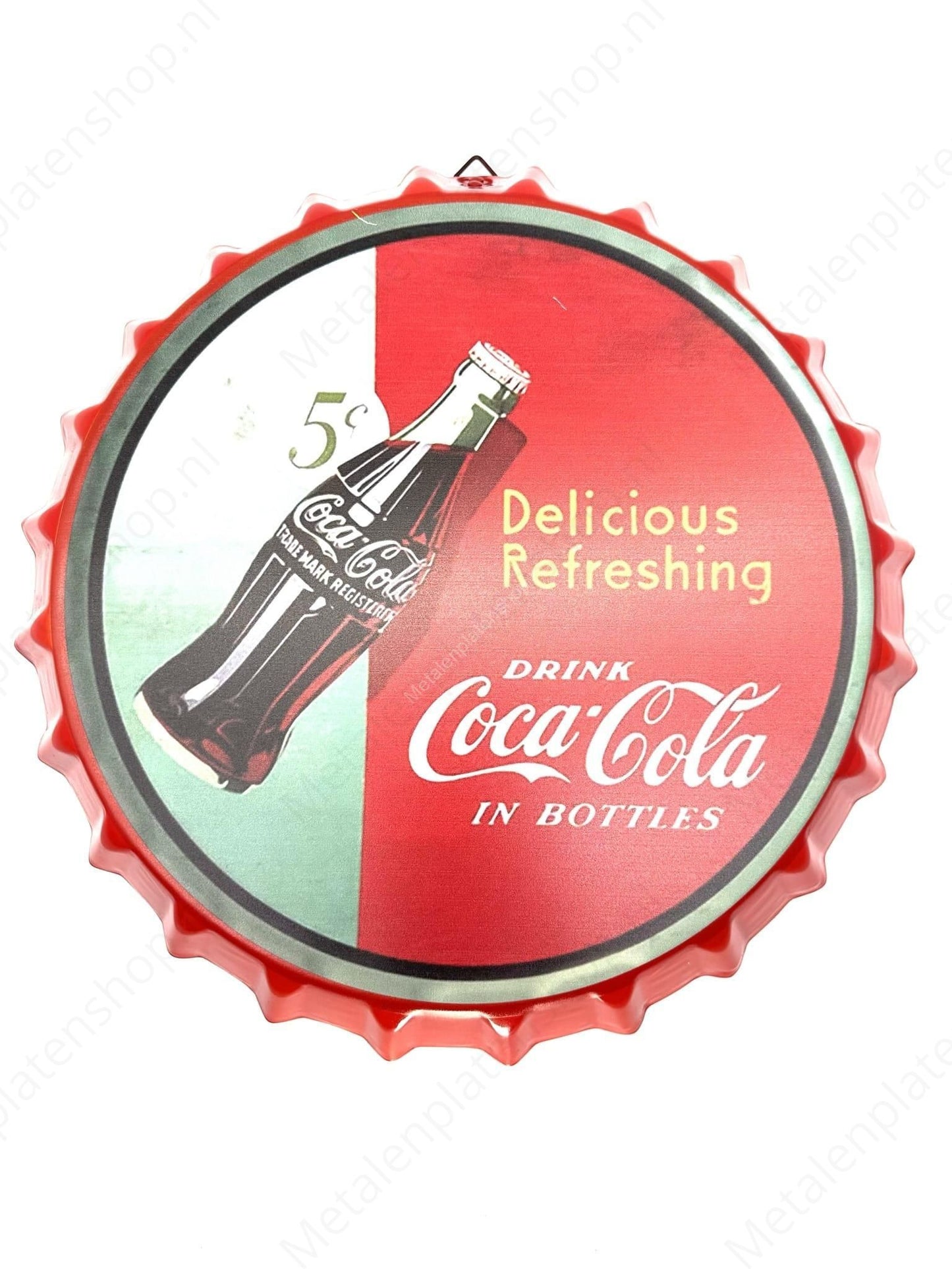 Getränkeverschluss - Coca Cola - 30x30cm Rund