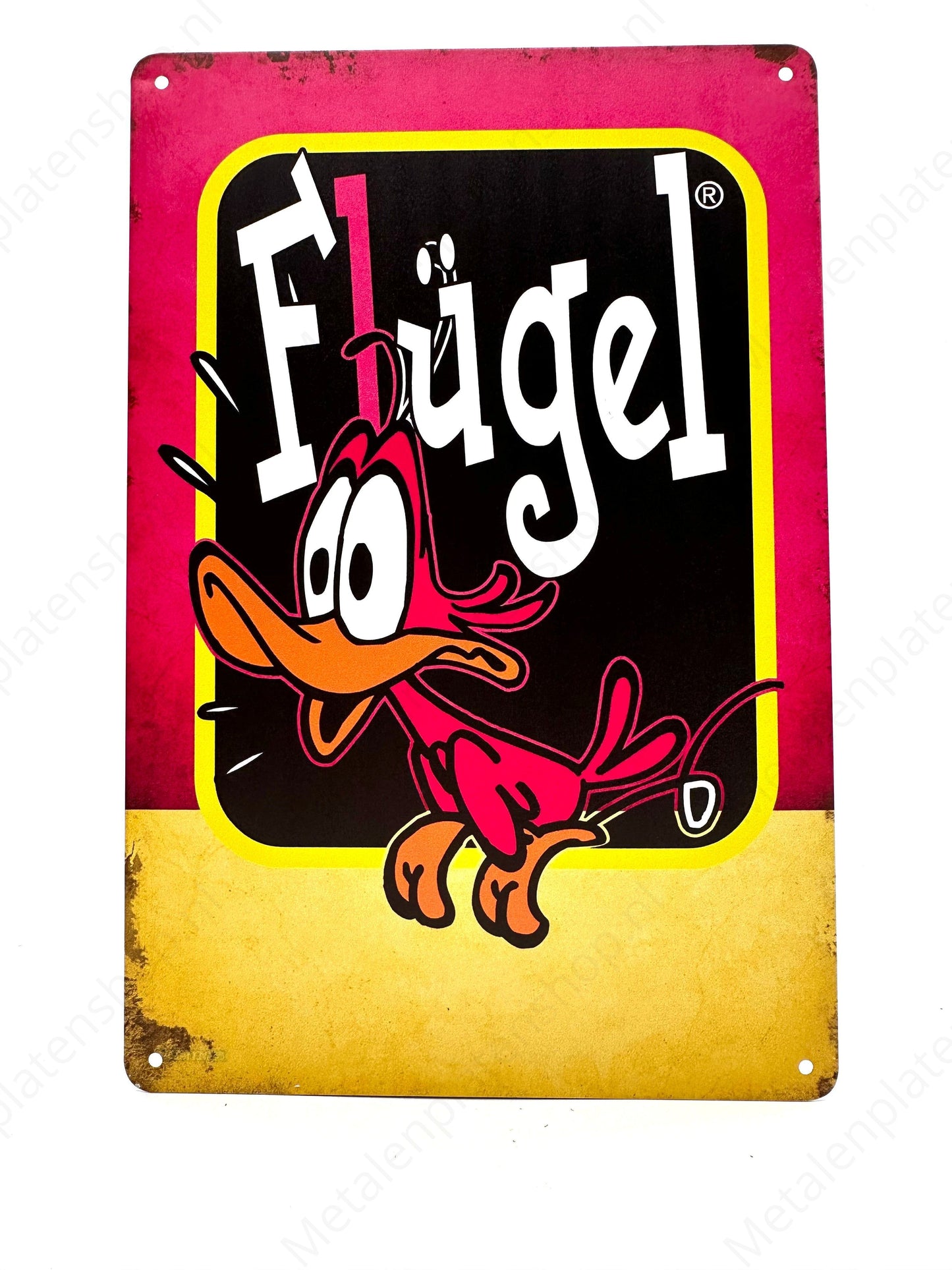 Flugel 3 - Metal Wall Sign