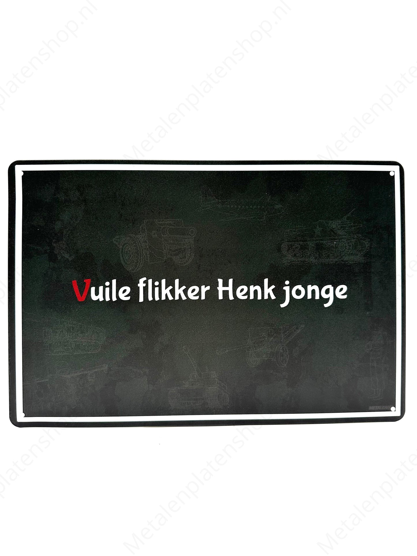 MasterMovies - Dirty faggot Henk young - Metal Wall Sign