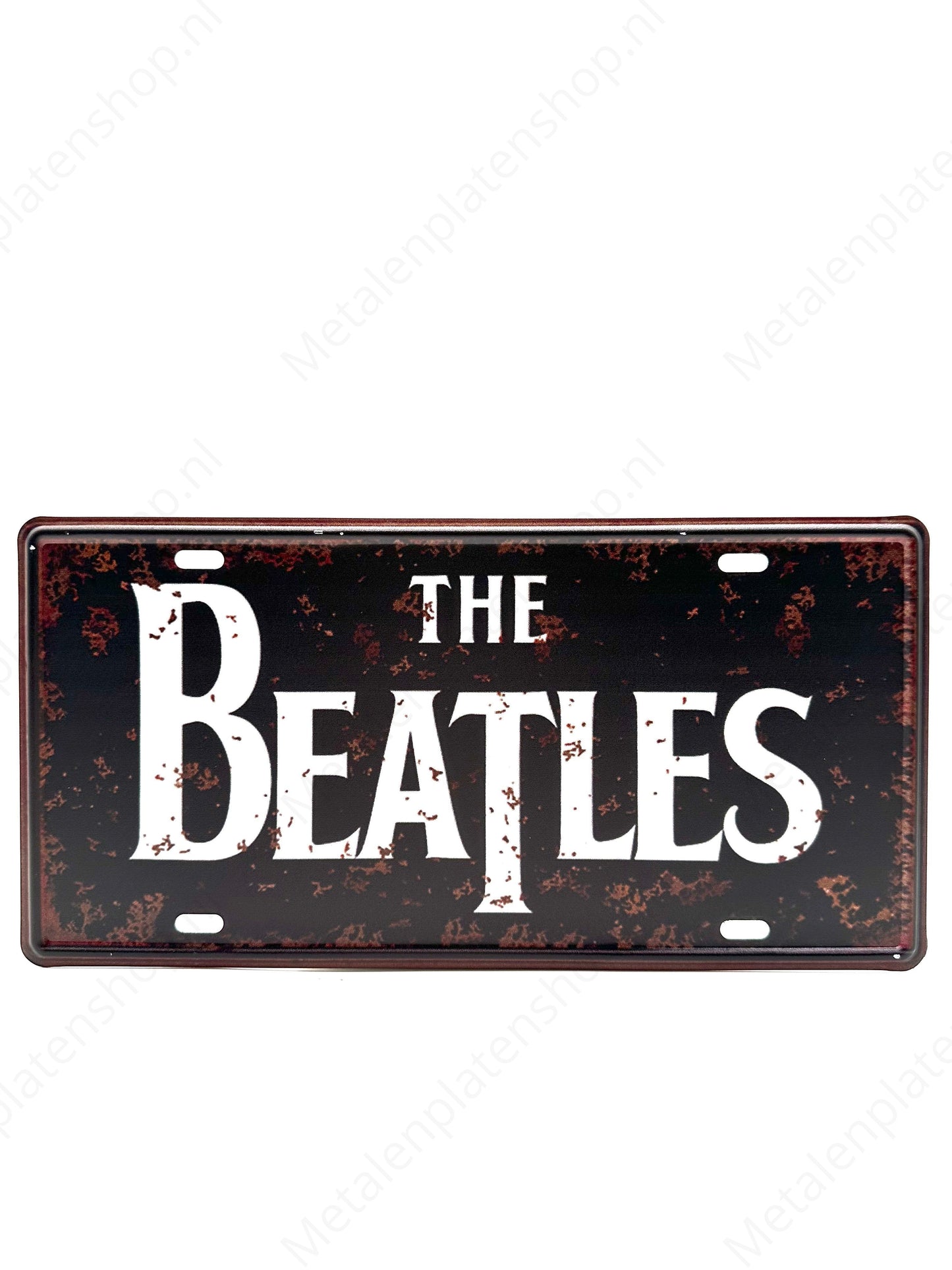 Nummernschild - The Beatles - 30x15cm - Metallwandschild