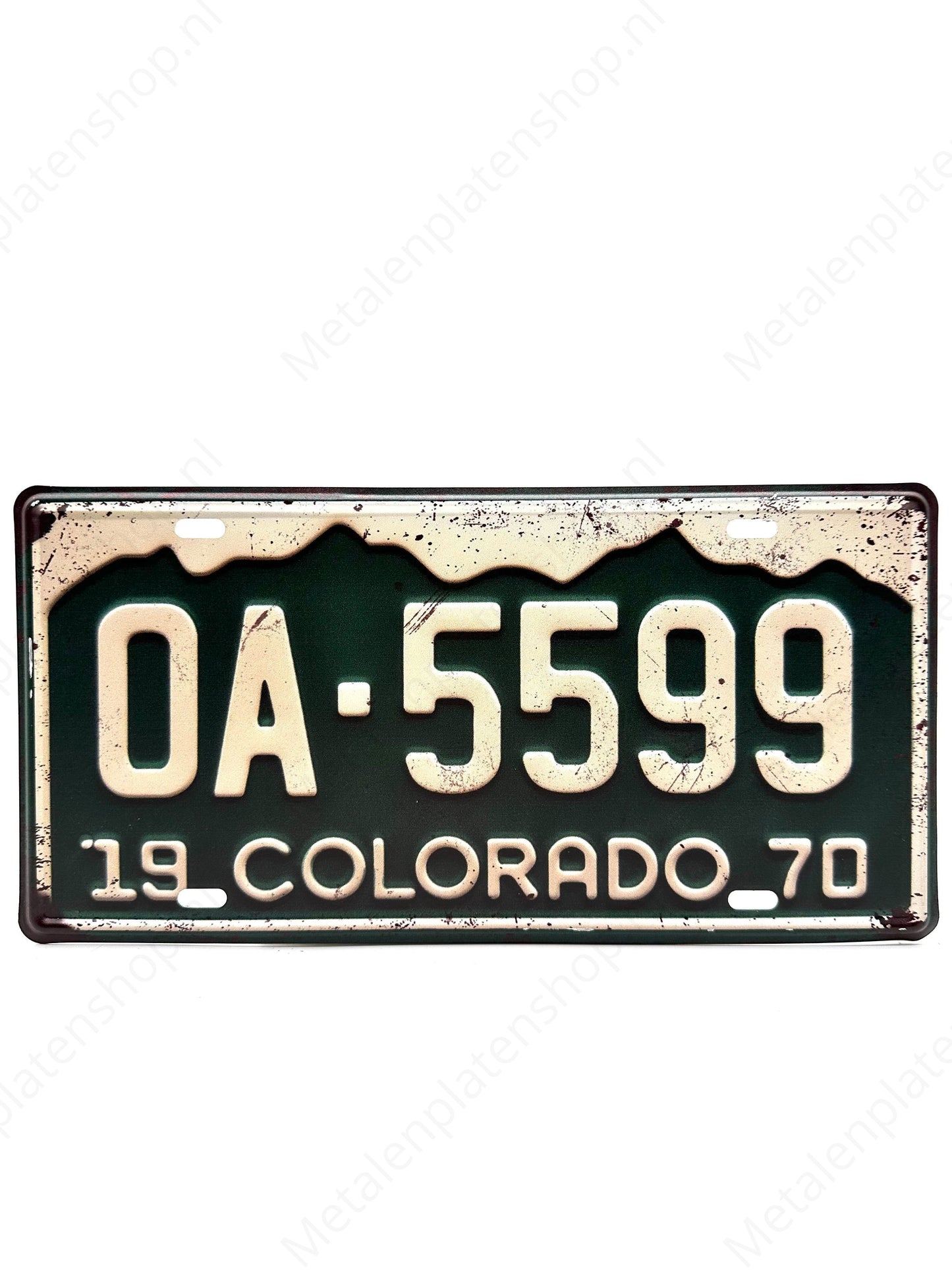 License Plate - 19 Colorado - 30x15cm - Metal Wall Sign