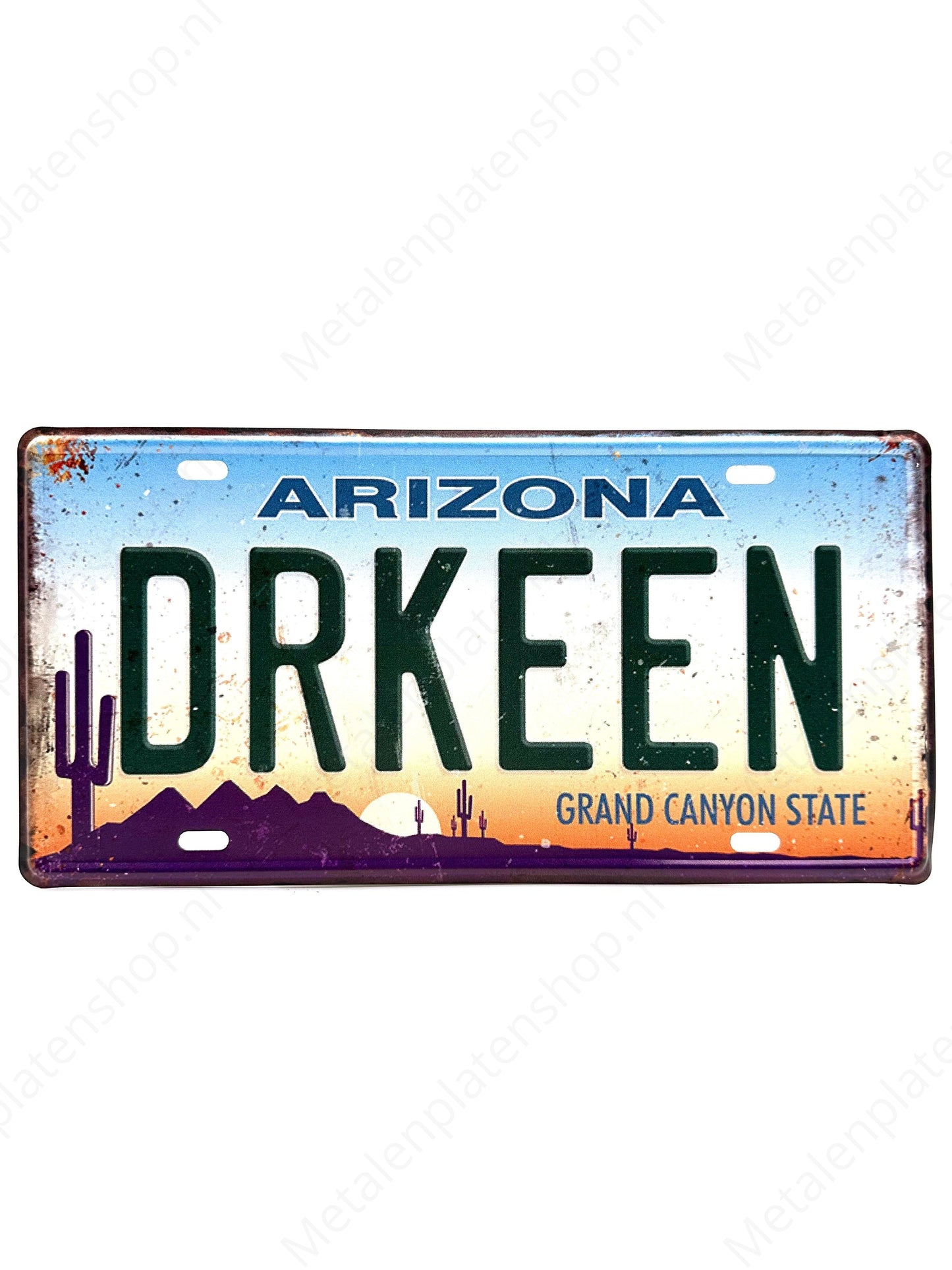 License Plate - Arizona - 30x15cm - Metal Wall Sign