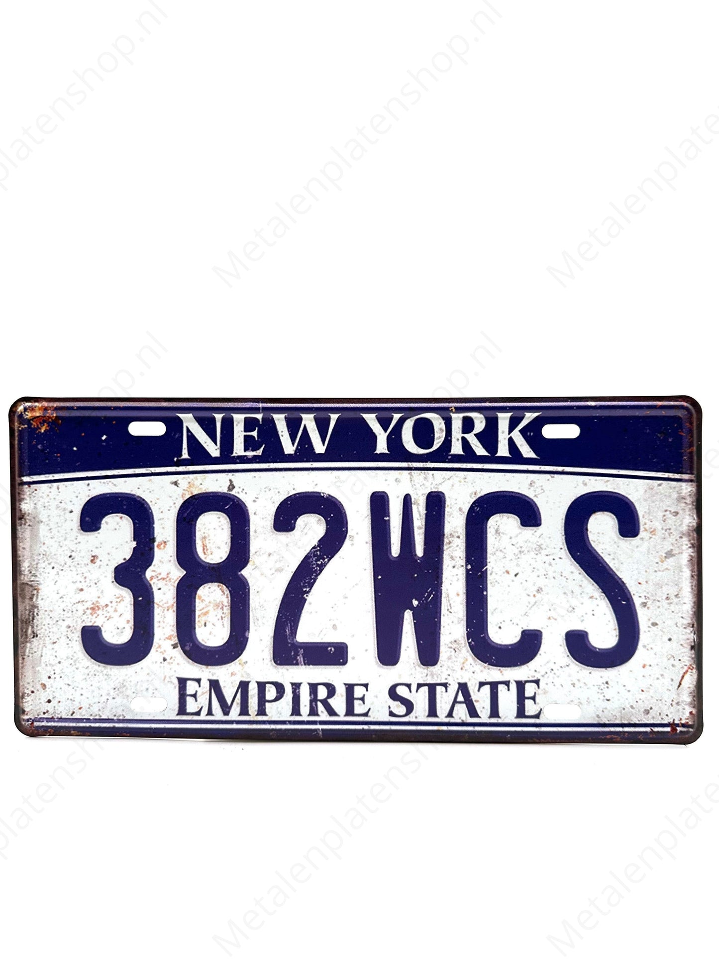 License Plate - New York - 30x15cm - Metal Wall Sign