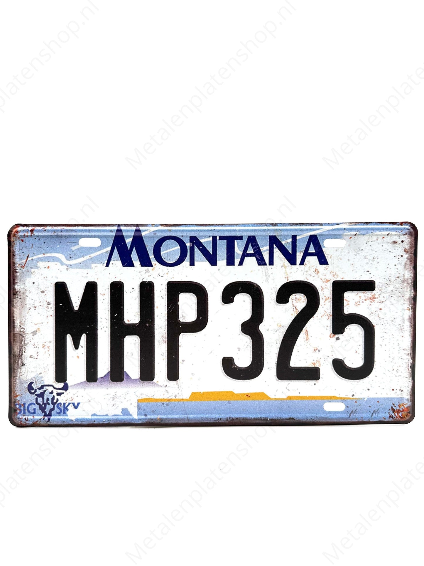 License plate - Montana - 30x15cm - Metal wall sign