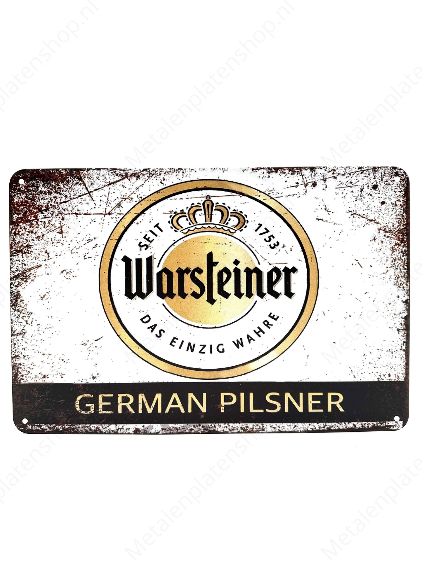Warsteiner - Metallwandschild