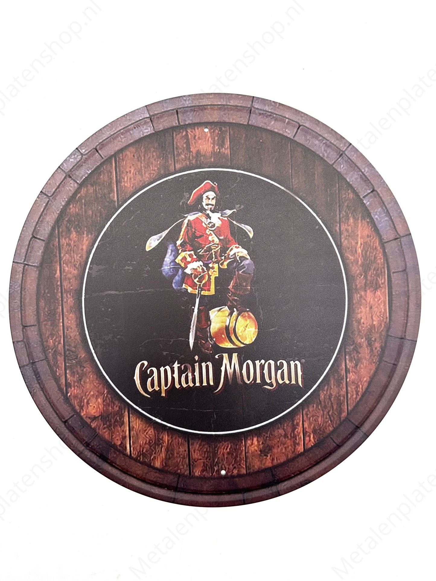 Captain Morgan - Round - Metal Wall Sign