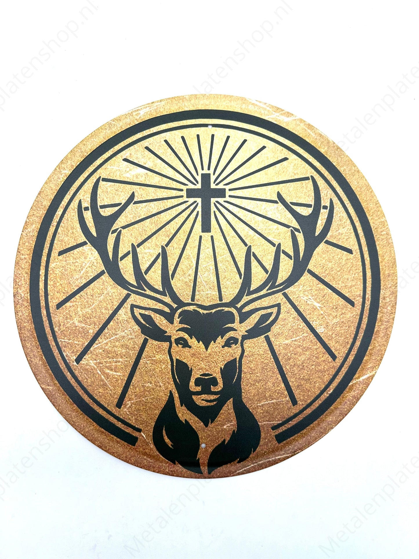 Jagermeister Gold - Round - Metal Wall Sign