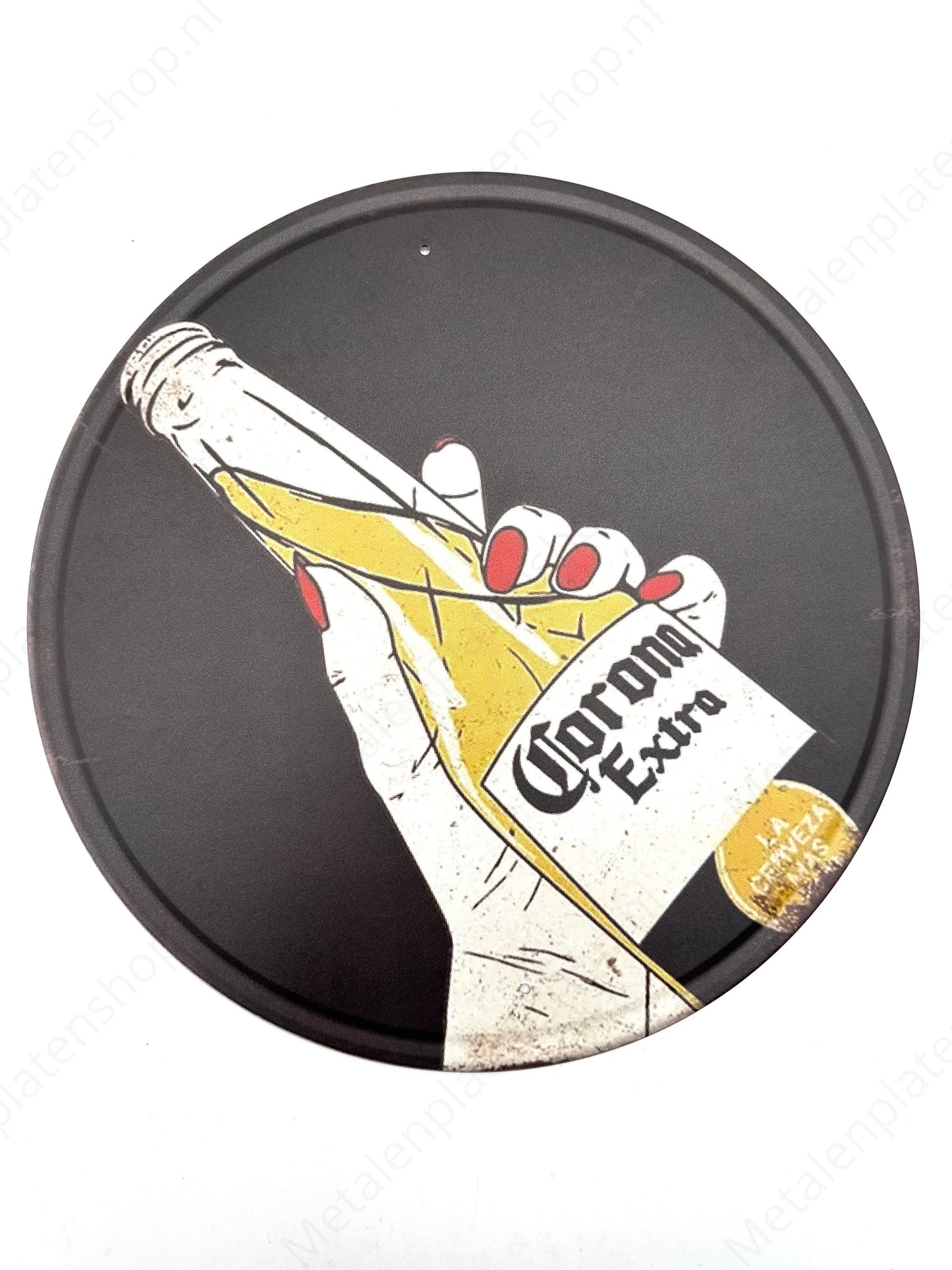 Metal Wall Sign - Corona Extra - Round