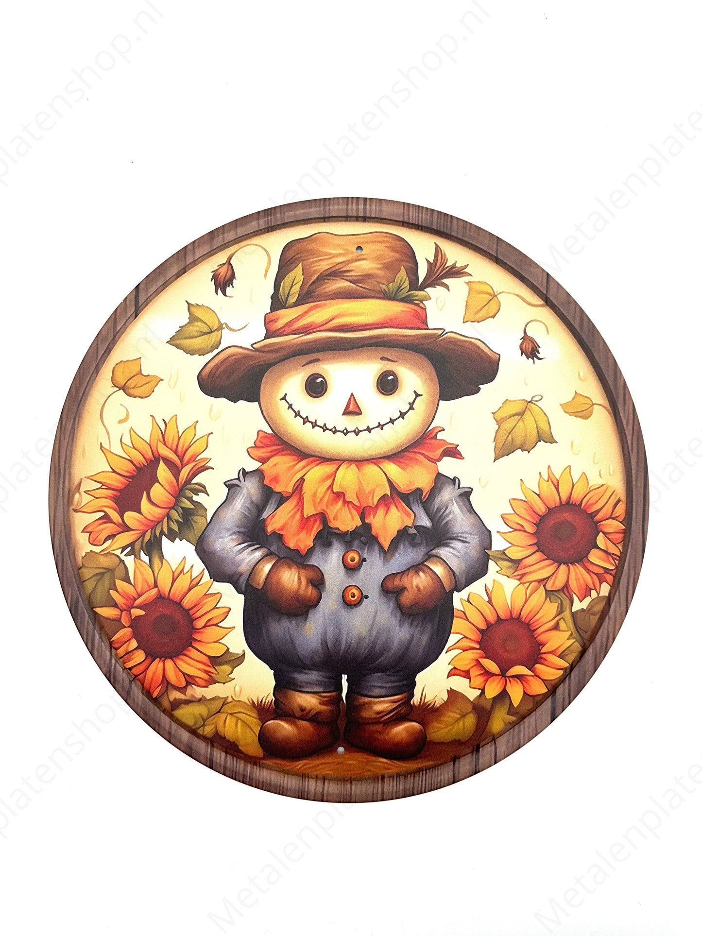 Halloween - Round - Metal Wall Sign